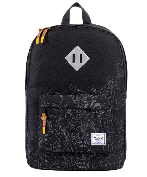 Herschel Supply Co. x Disney: Heritage Mid Backpack Winnie (Black)