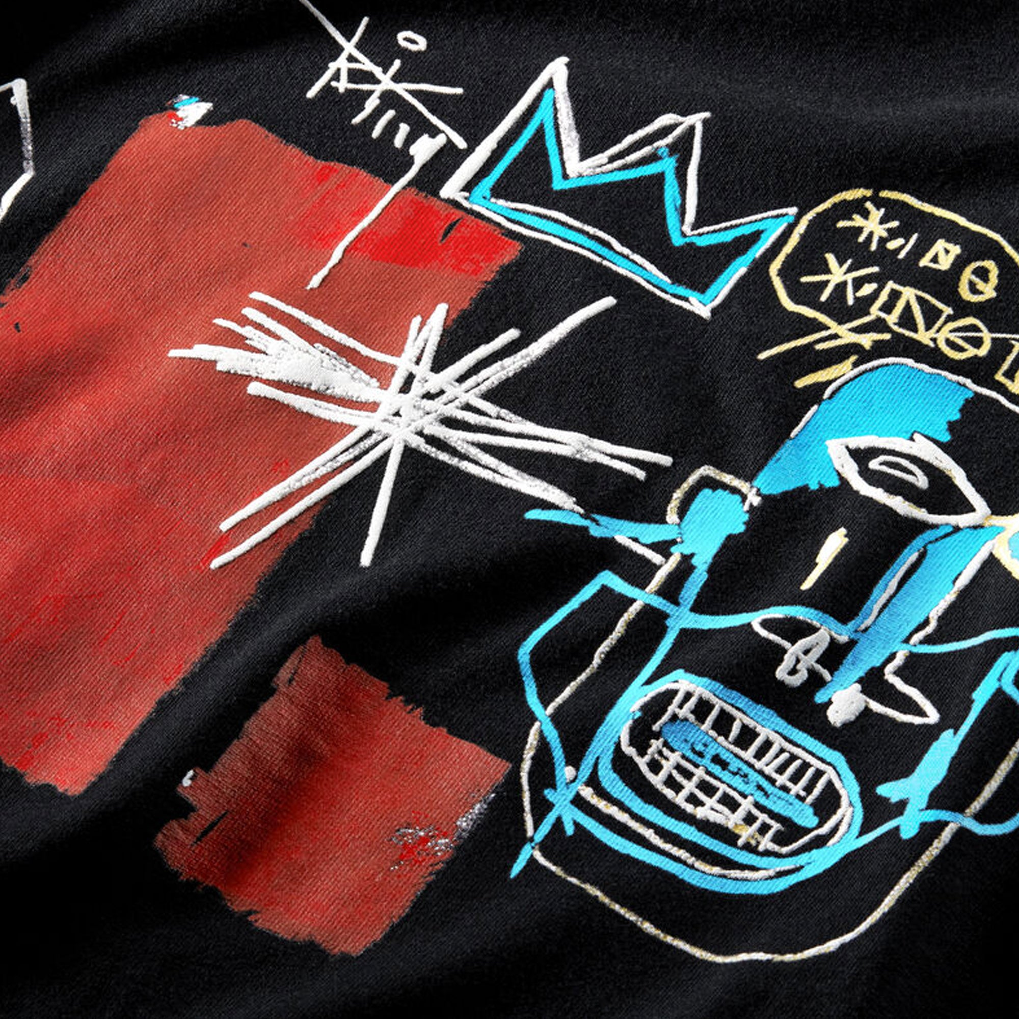 Converse Basquiat Elevated Graphic Tee 'Black'