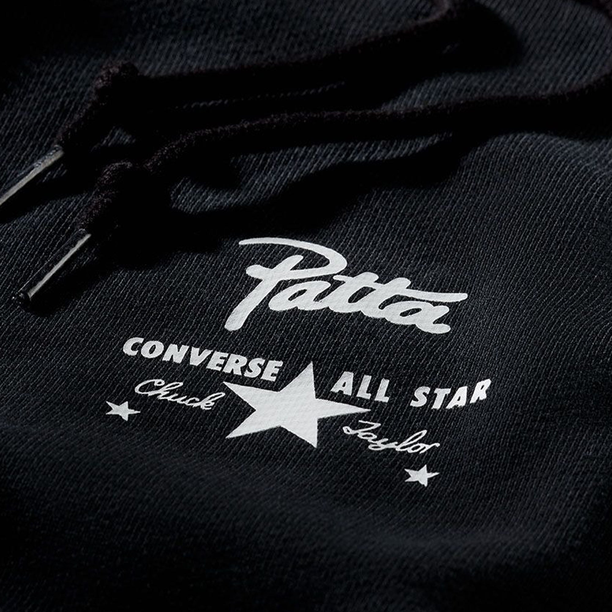 Converse x Patta Mens Utility Fleece Hoodie 'Black'