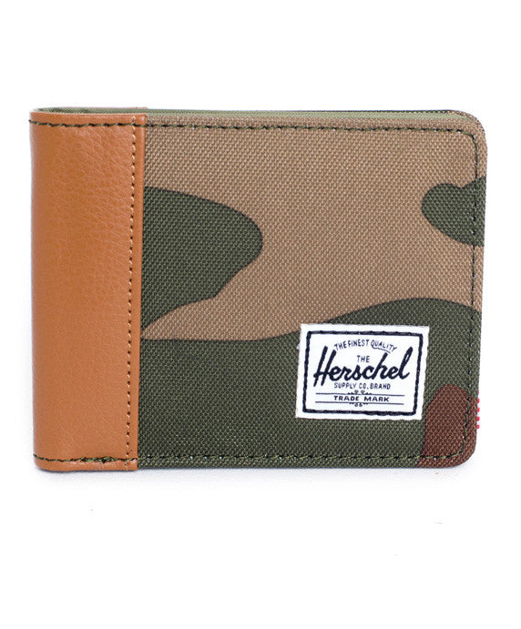 Herschel Supply Co: Edward Wallet (Woodland Camo/Tan)