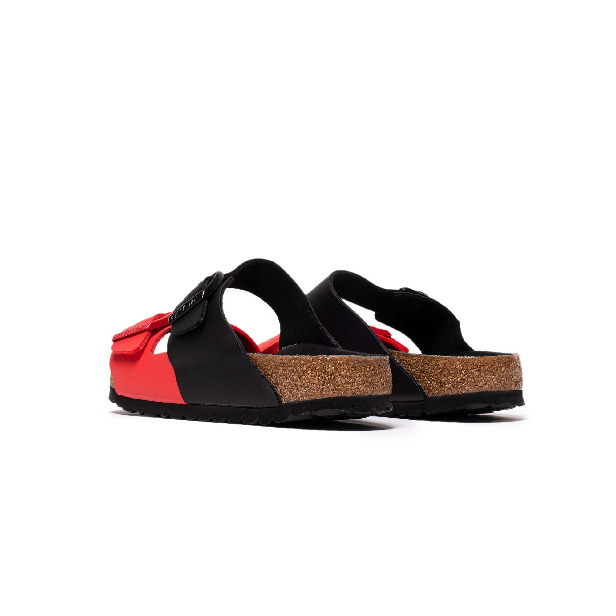 Birkenstock Mens Arizona Split 'Black/Red' Sandals