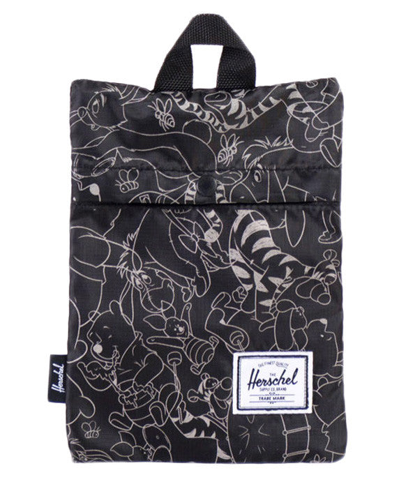 Herschel Supply Co. x Disney: Packable Duffle Winnie (Black)