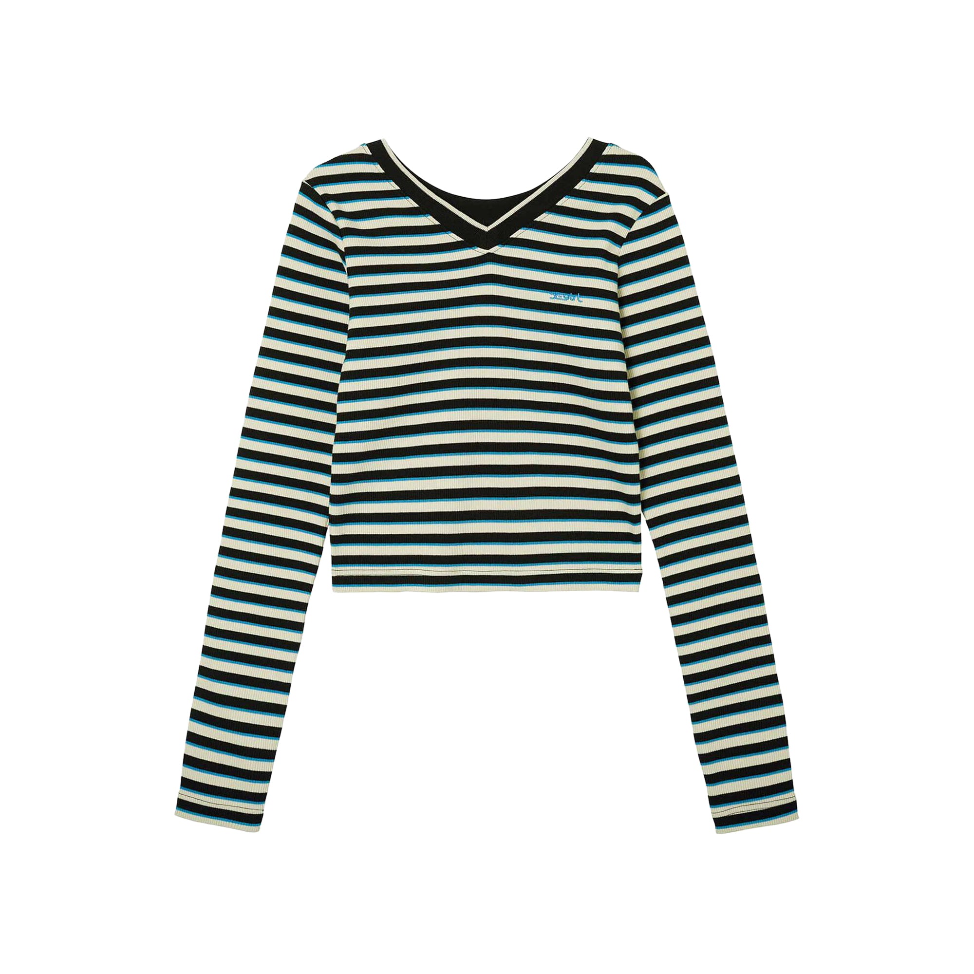 X-Girl Womens Multi Stripe Compact Top