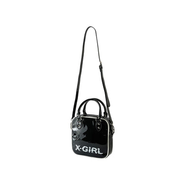 X-Girl Enamel 2Way Square Shoulder Bag
