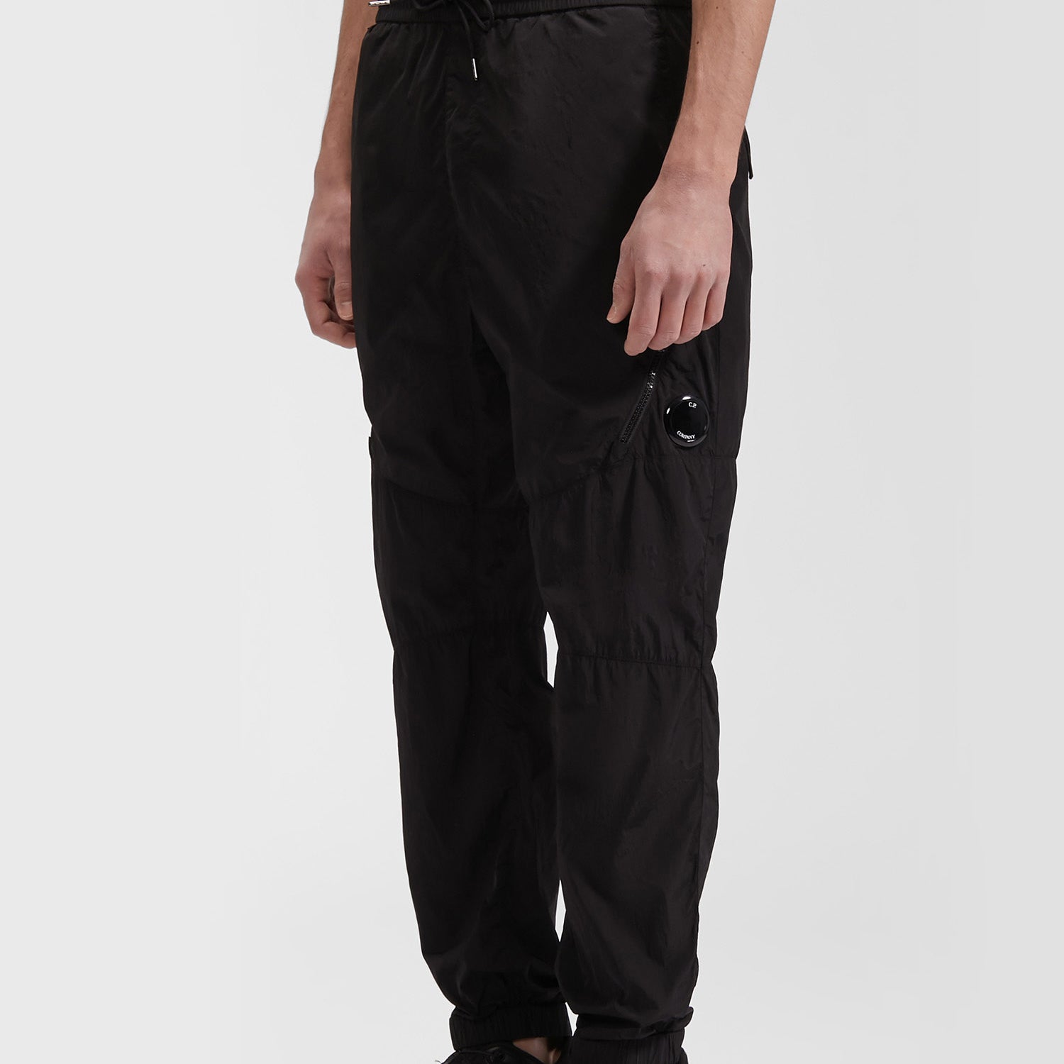 CP Company Mens Black Cargo Pants