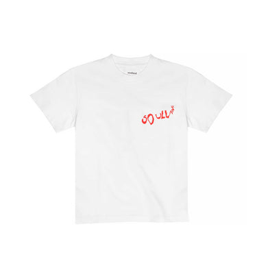 Soulland Mens Fae Small Balder Logo T-Shirt 'White