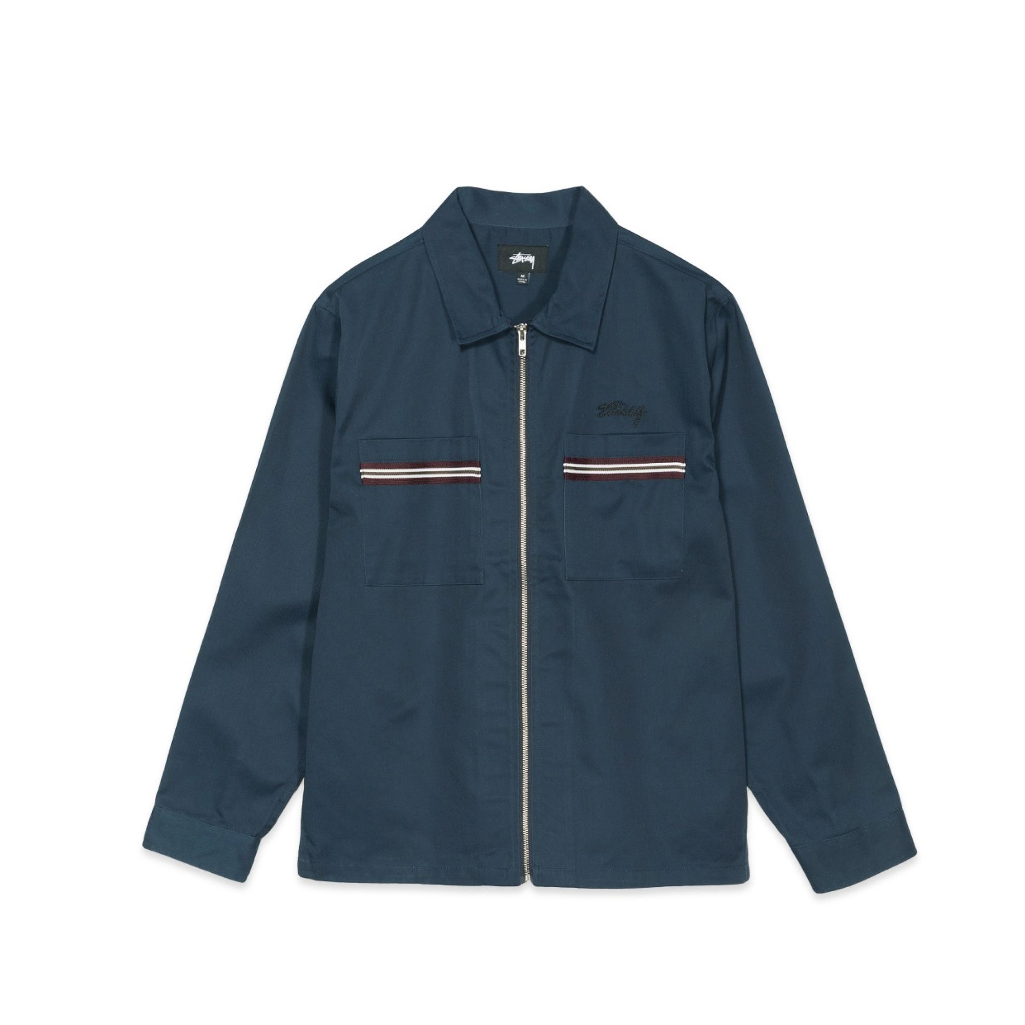 Stussy Full Zip Work L/S Shirt [1110008]