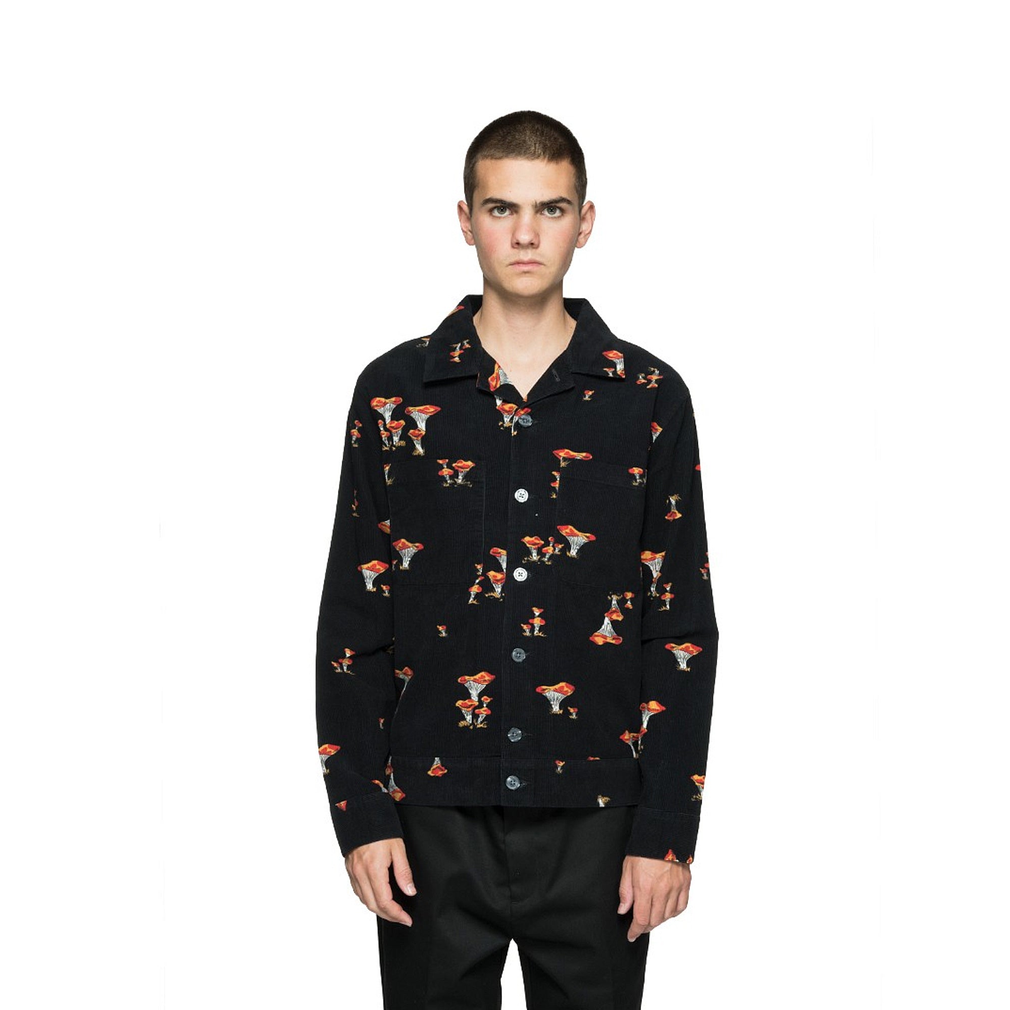 Stussy Mushroom Cord L/S Shirt [1110011]