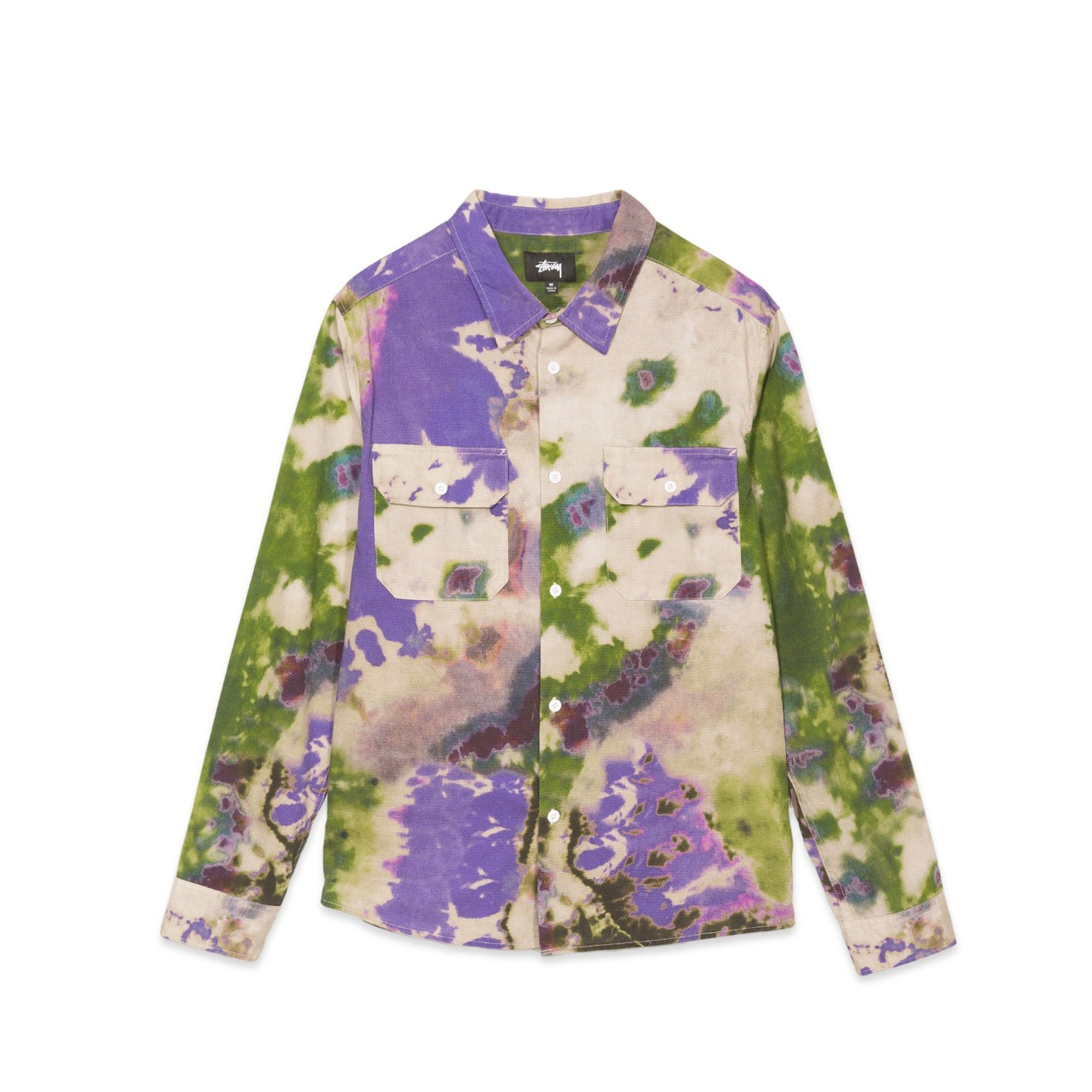 Stussy Tie Dye Work L/S Shirt [1110015]