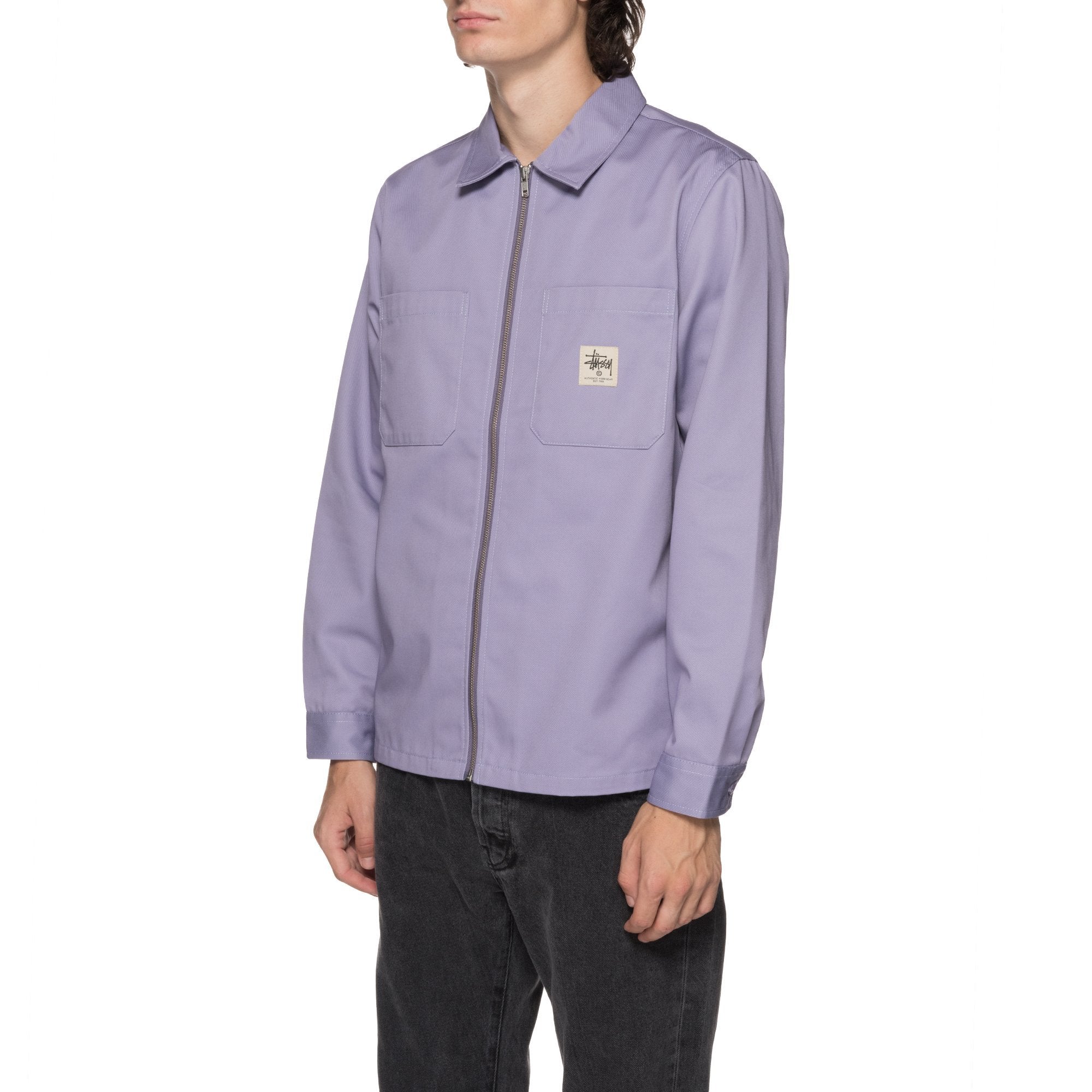 Stussy Zip Up Work LS Shirt [1110065]