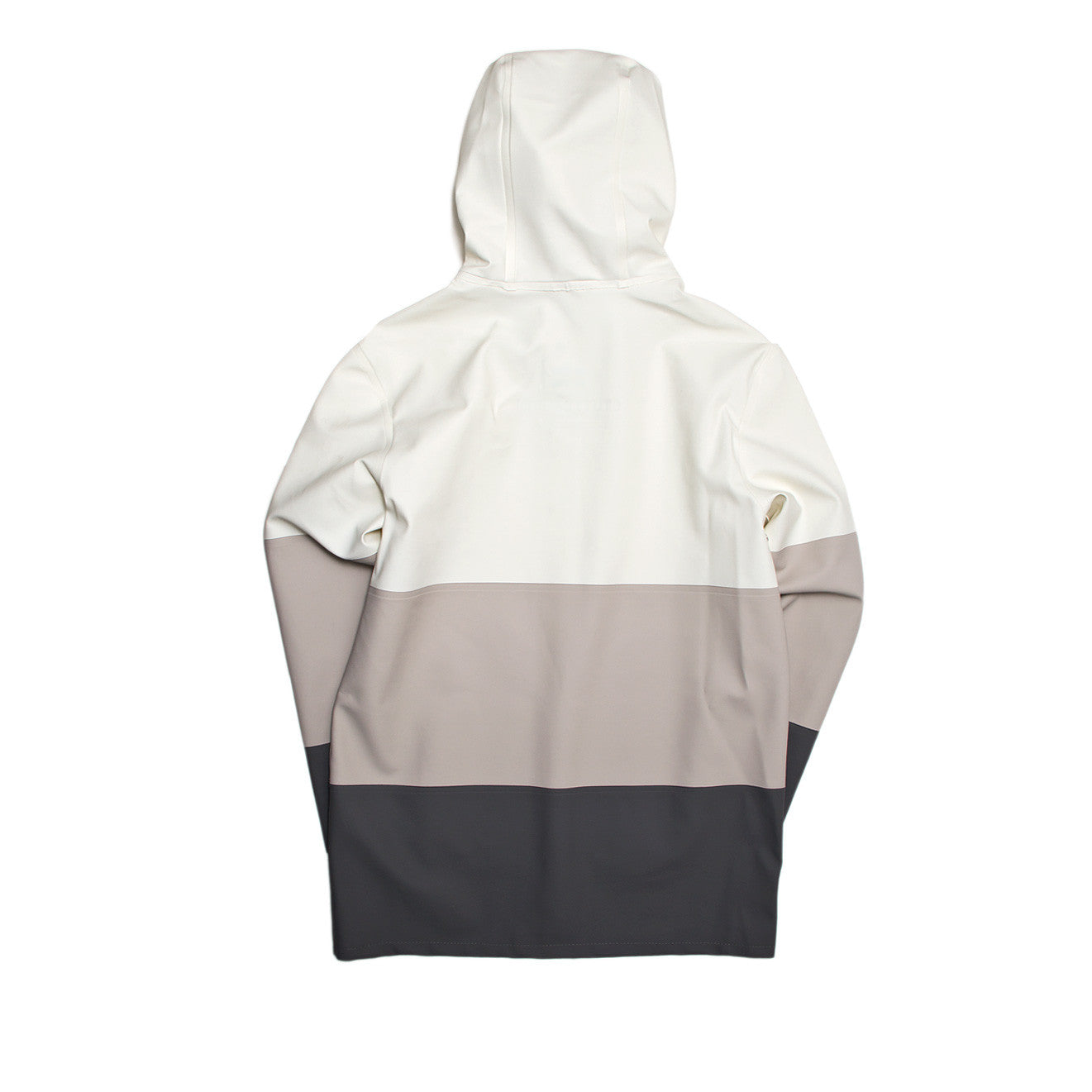 Stutterheim Large Striped Jacket - White