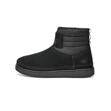 Ugg Mens Classic Mini Lace-Up Weather Boots 'Black'