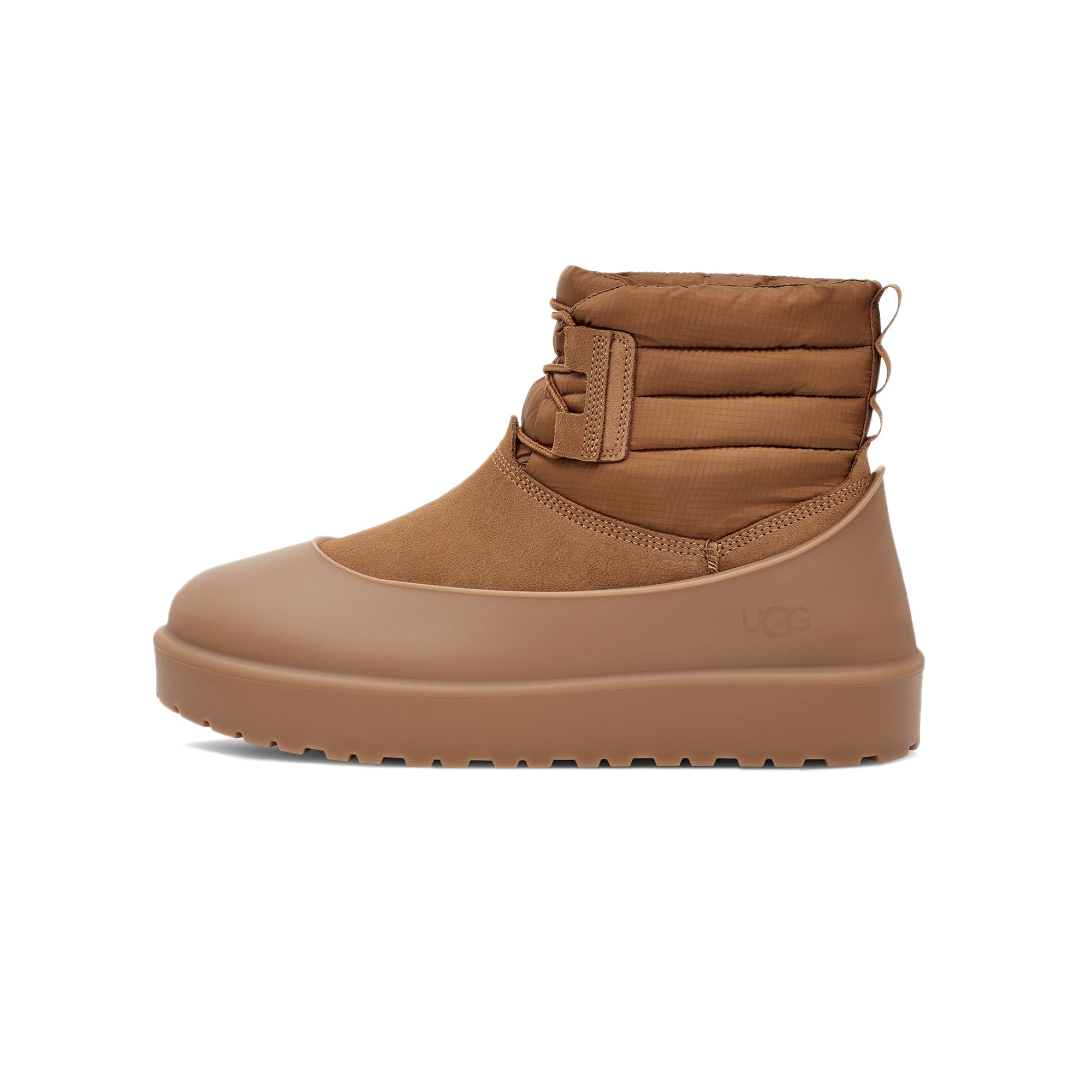 Ugg Mens Classic Mini Lace-Up Weather Boots 'Chestnut'