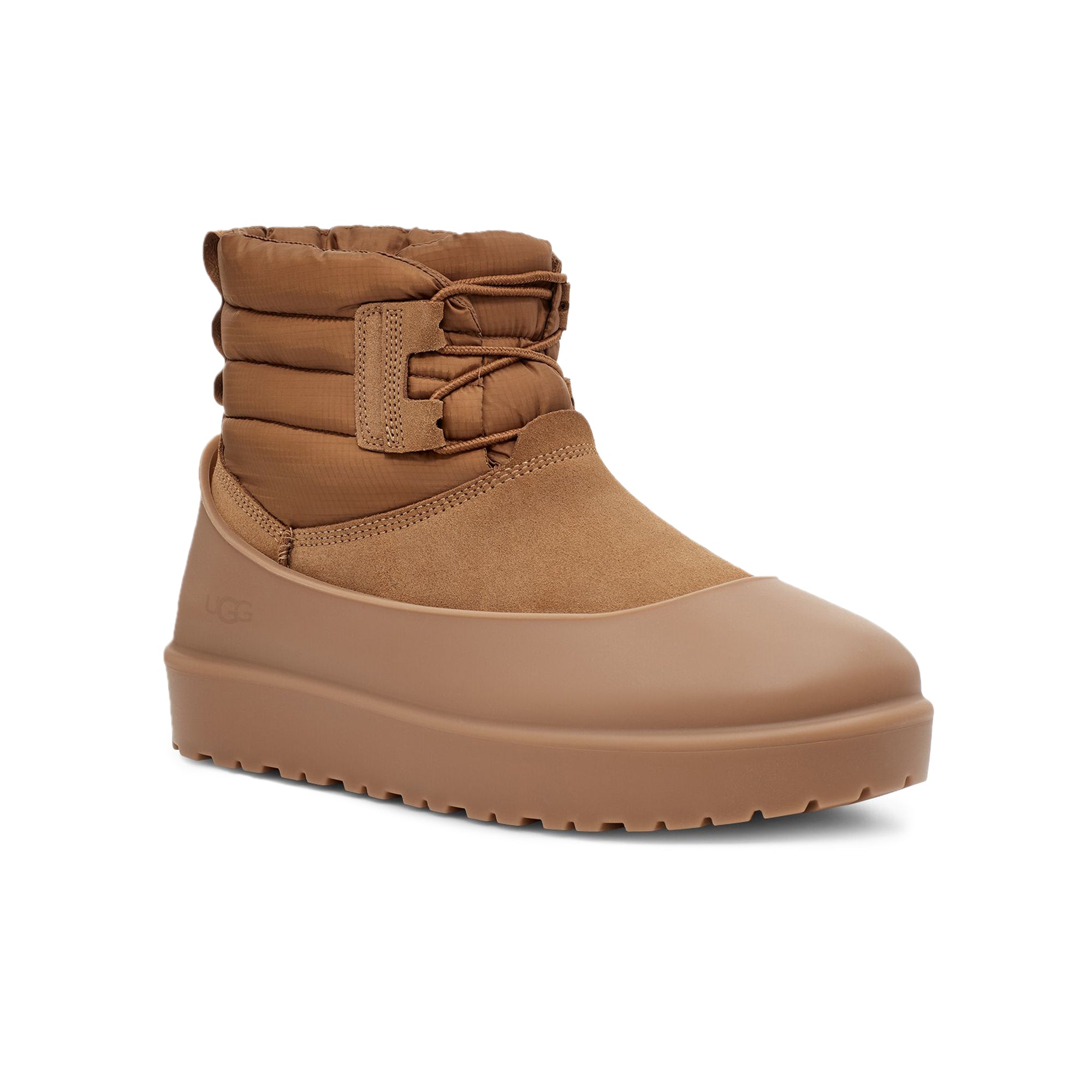 Ugg Mens Classic Mini Lace-Up Weather Boots 'Chestnut'