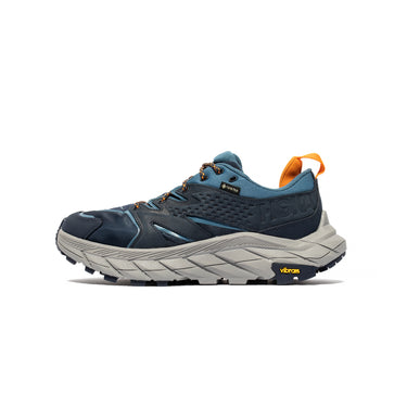 Hoka One One Mens Anacapa Low GTX Shoes 'Outer space/ real teal'