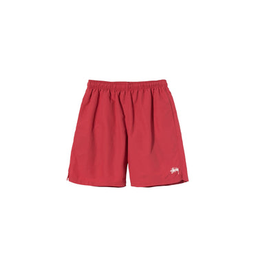 Stussy Mens Stock Water Shorts 'Red'