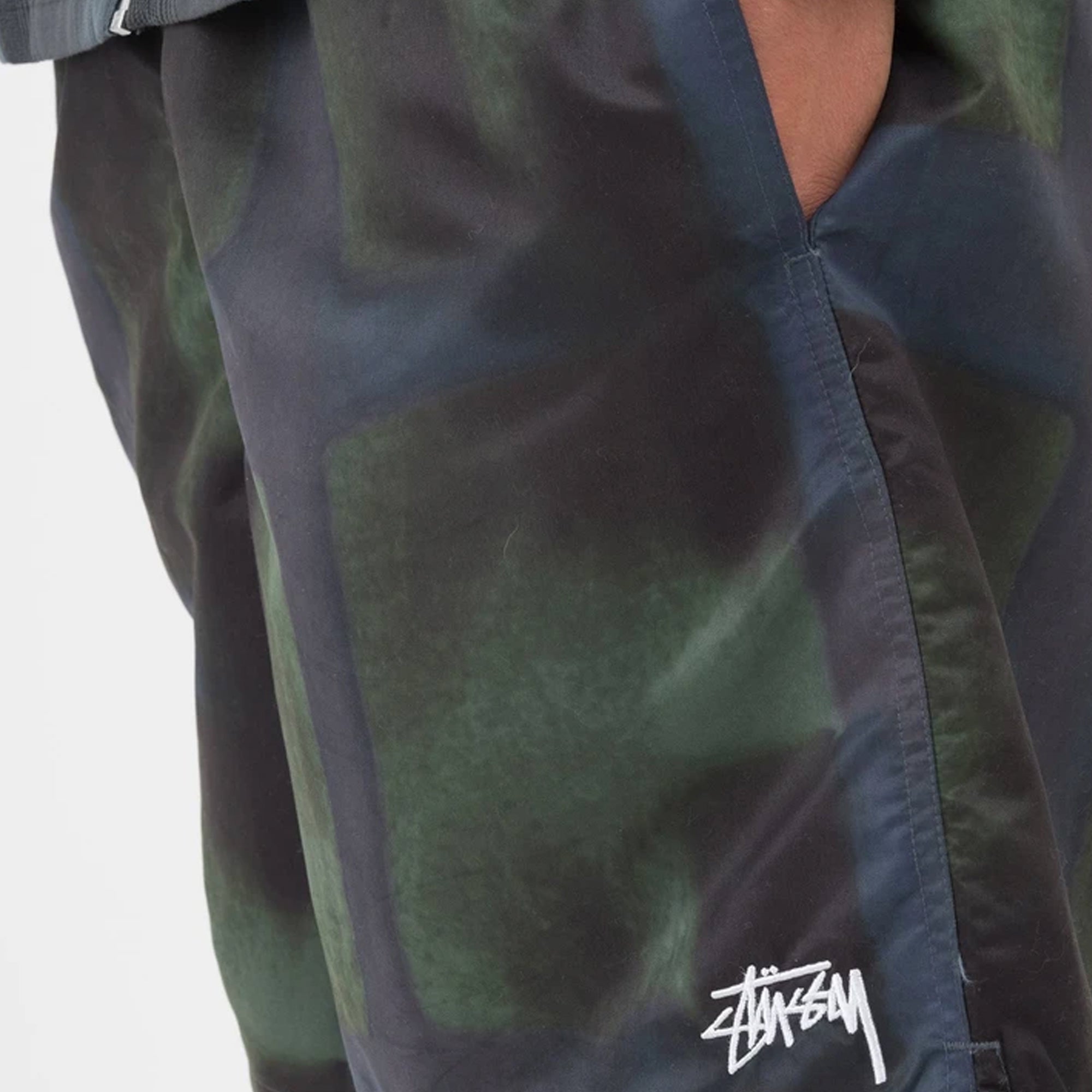 Stussy Mens Dyed Plaid Water Short 'Green'