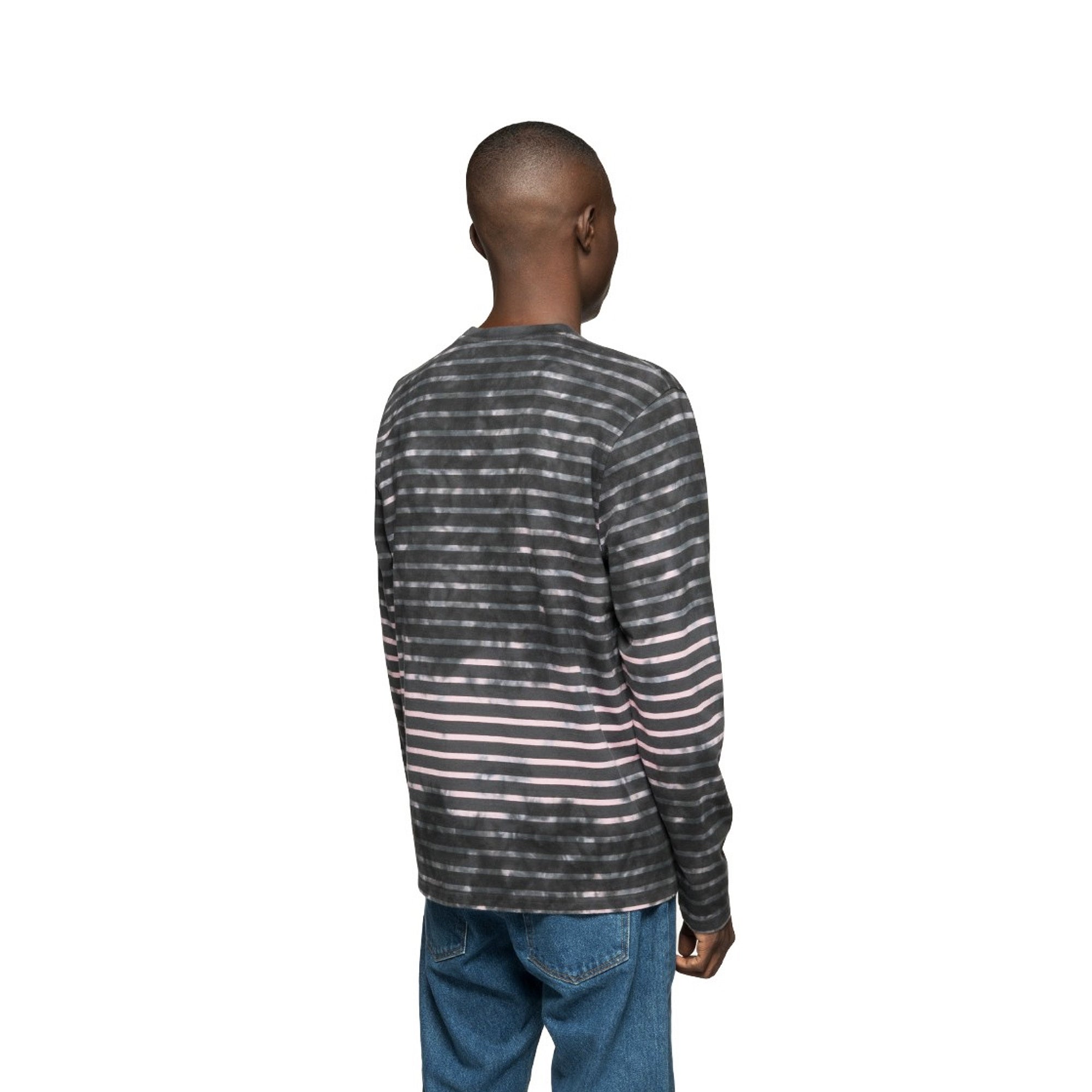 Stussy Mens Bleach Stripe L/S Crew [1140096]