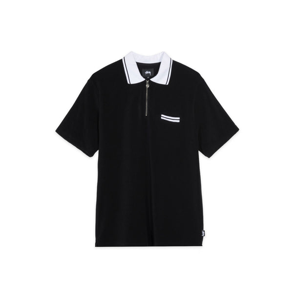 トップス 90s old Stussy boarder polo 1990~00's stussy border polo | Anlien vintage online shop