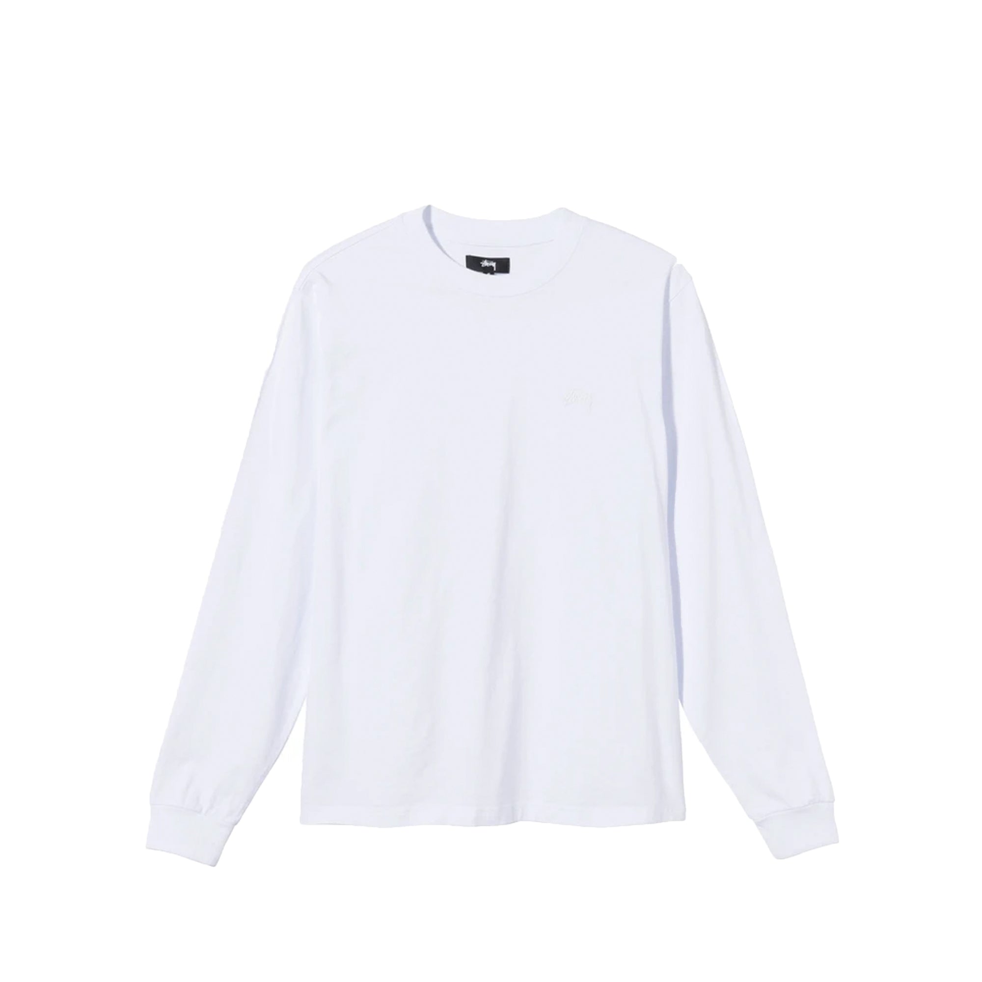 Stussy Mens Stock Logo LS Crew