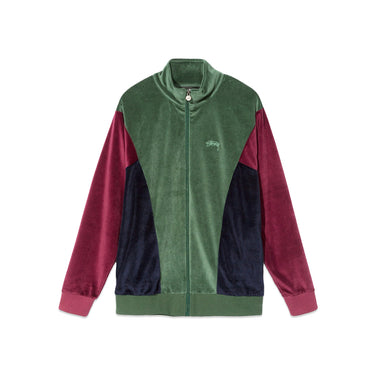 Stussy Velour Paneled Track Jacket [115393]