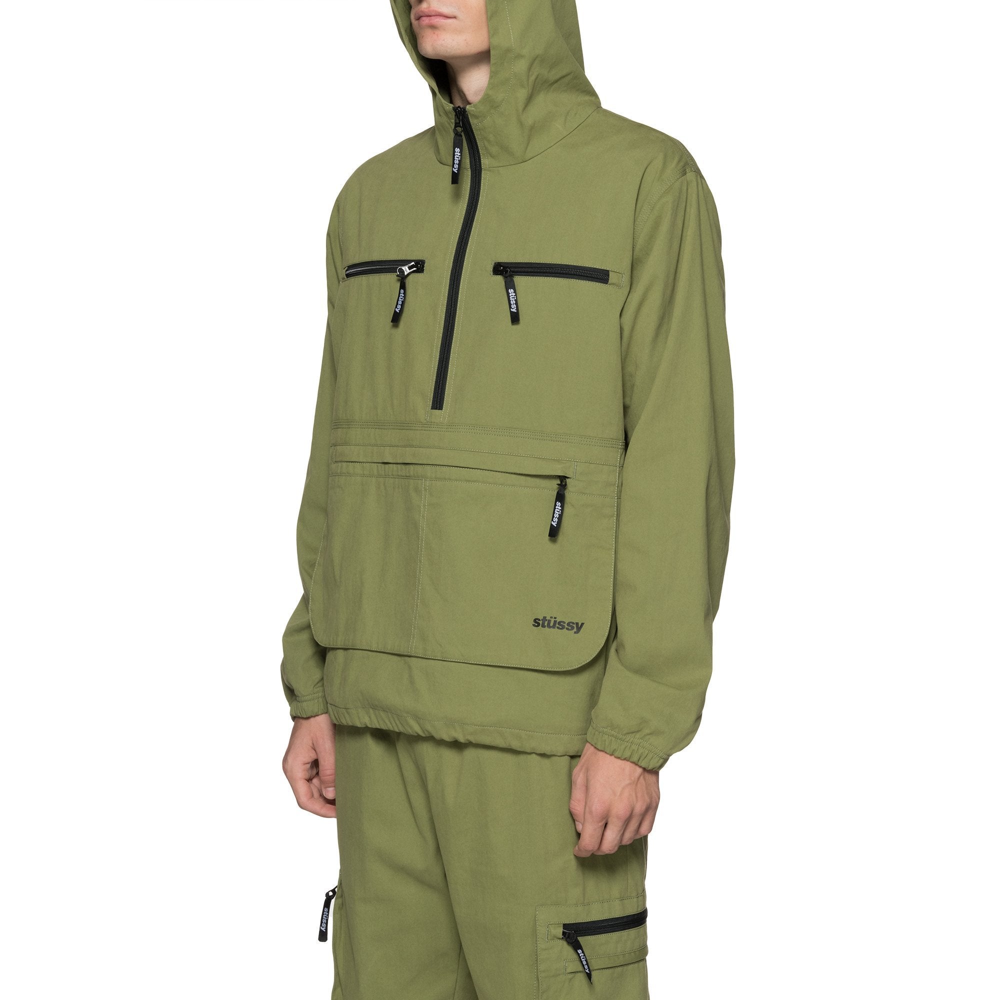 Stussy Mens Big Pocket Anorak Jacket – Extra Butter