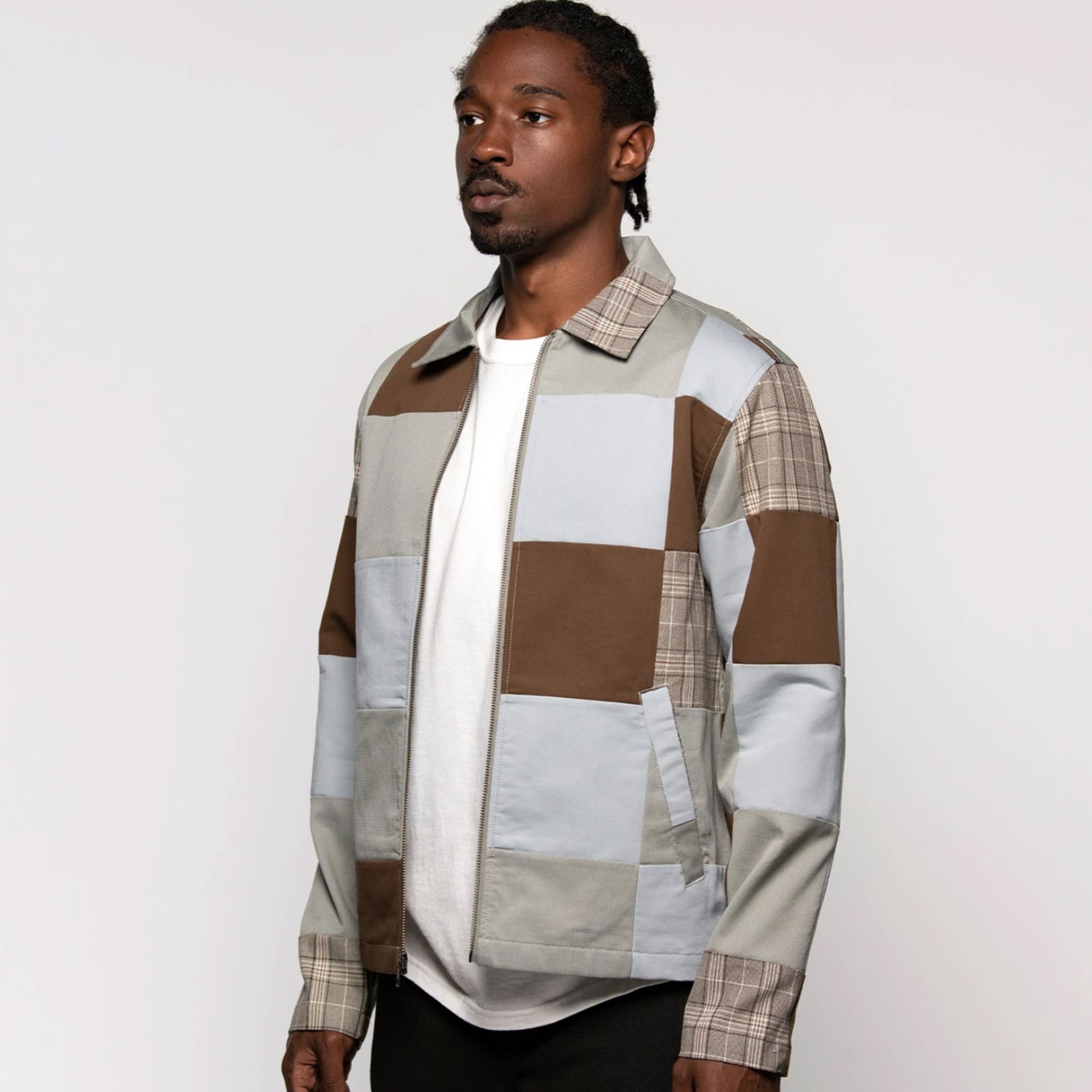 Stussy Patchwork Zip Jacket