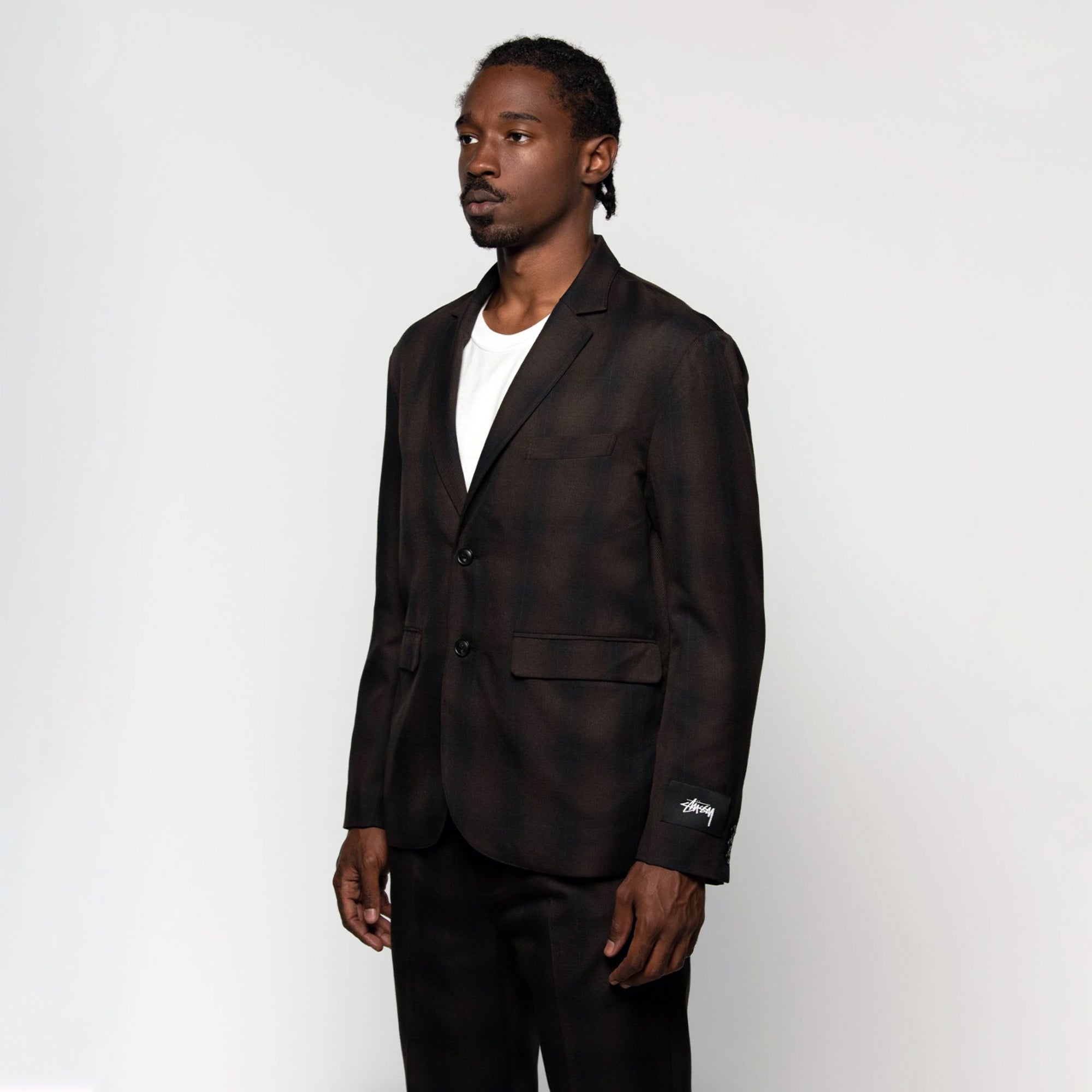 STUSSY SHADOW PLAID SPORT COAT – Extra Butter