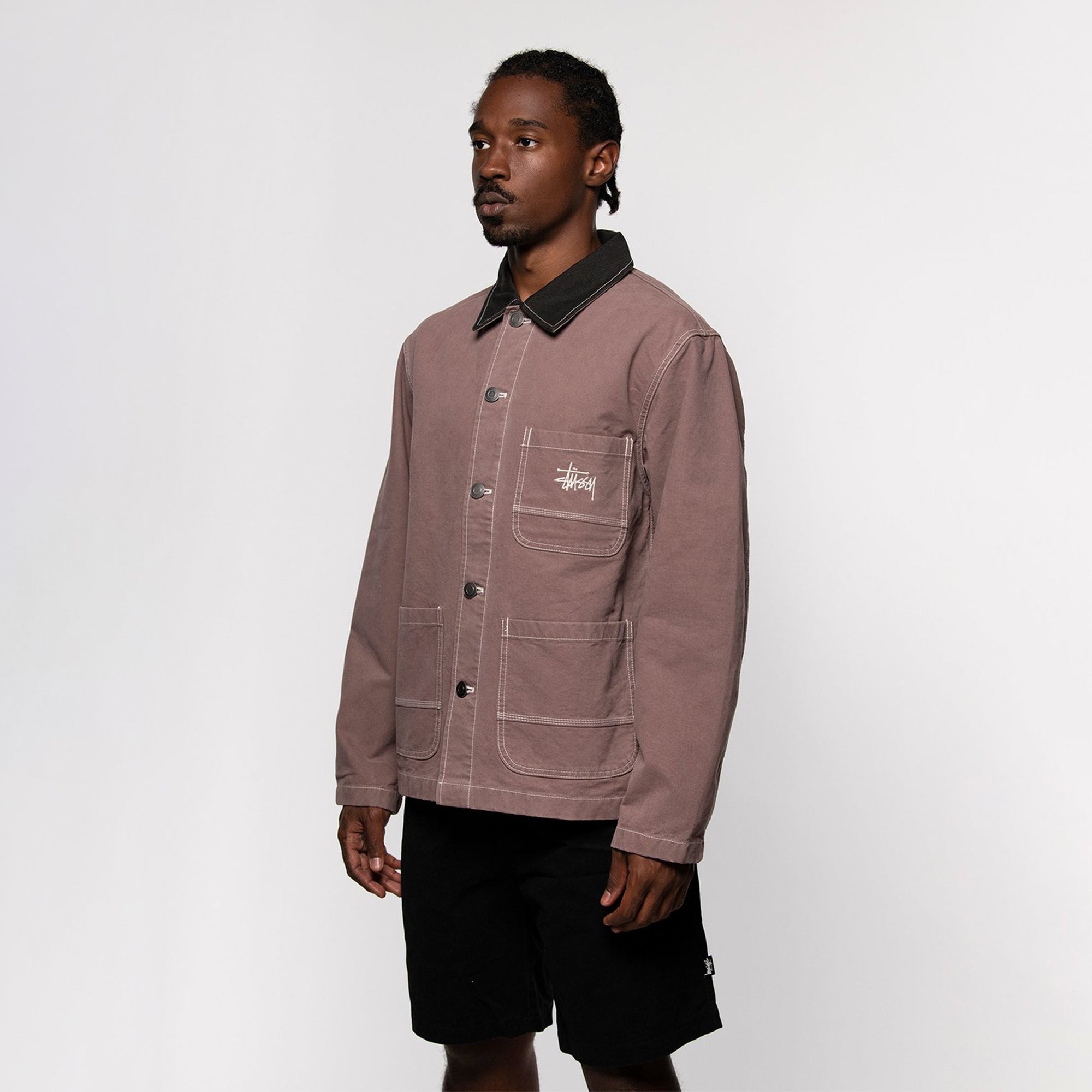 Stussy Mens Brushed Moleskin Chore Jacket – Extra Butter