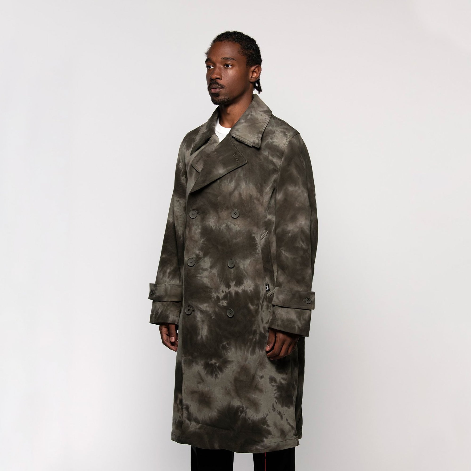 Stussy Dyed Trench Coat - L