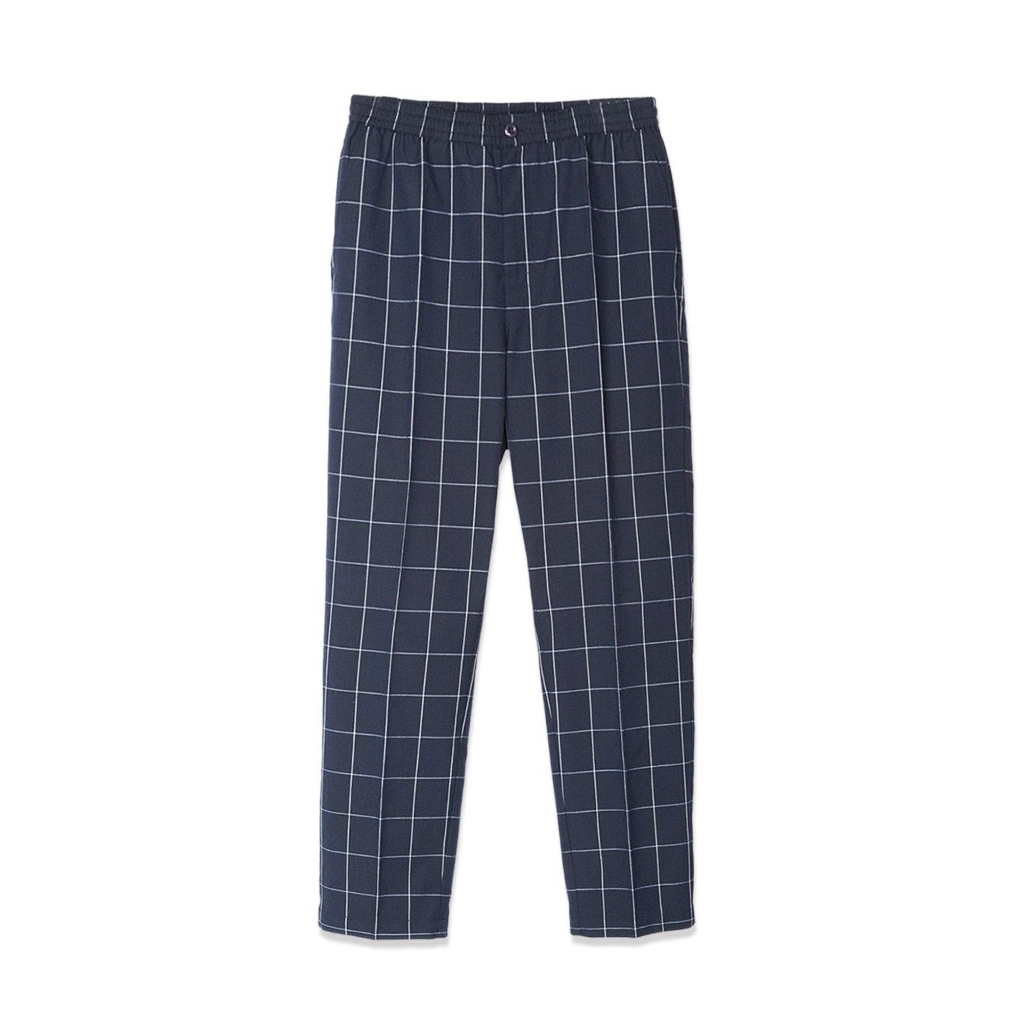 Stussy Men's Bryan Navy Check Pant