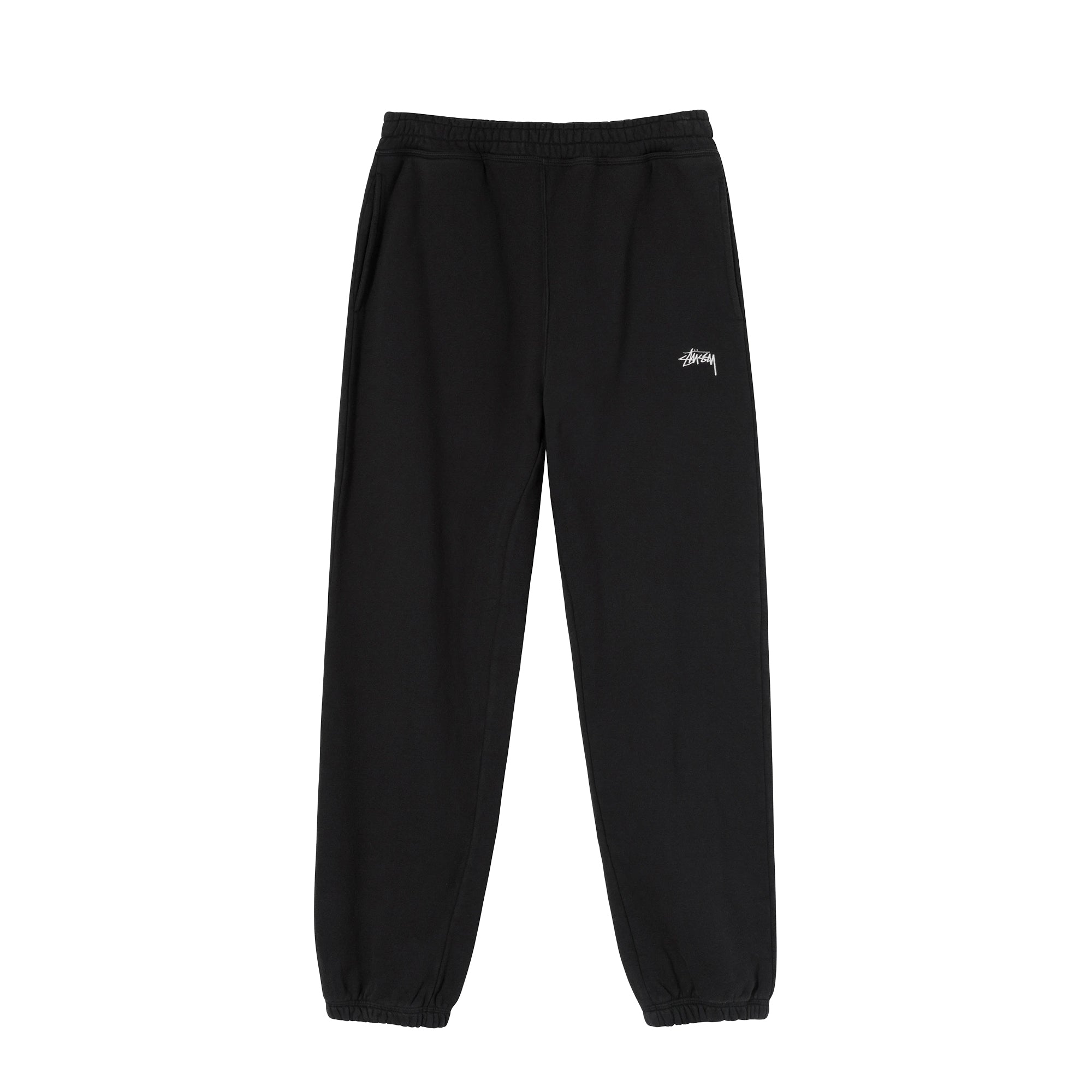 Stussy Mens Stock Logo Pants 'Black'