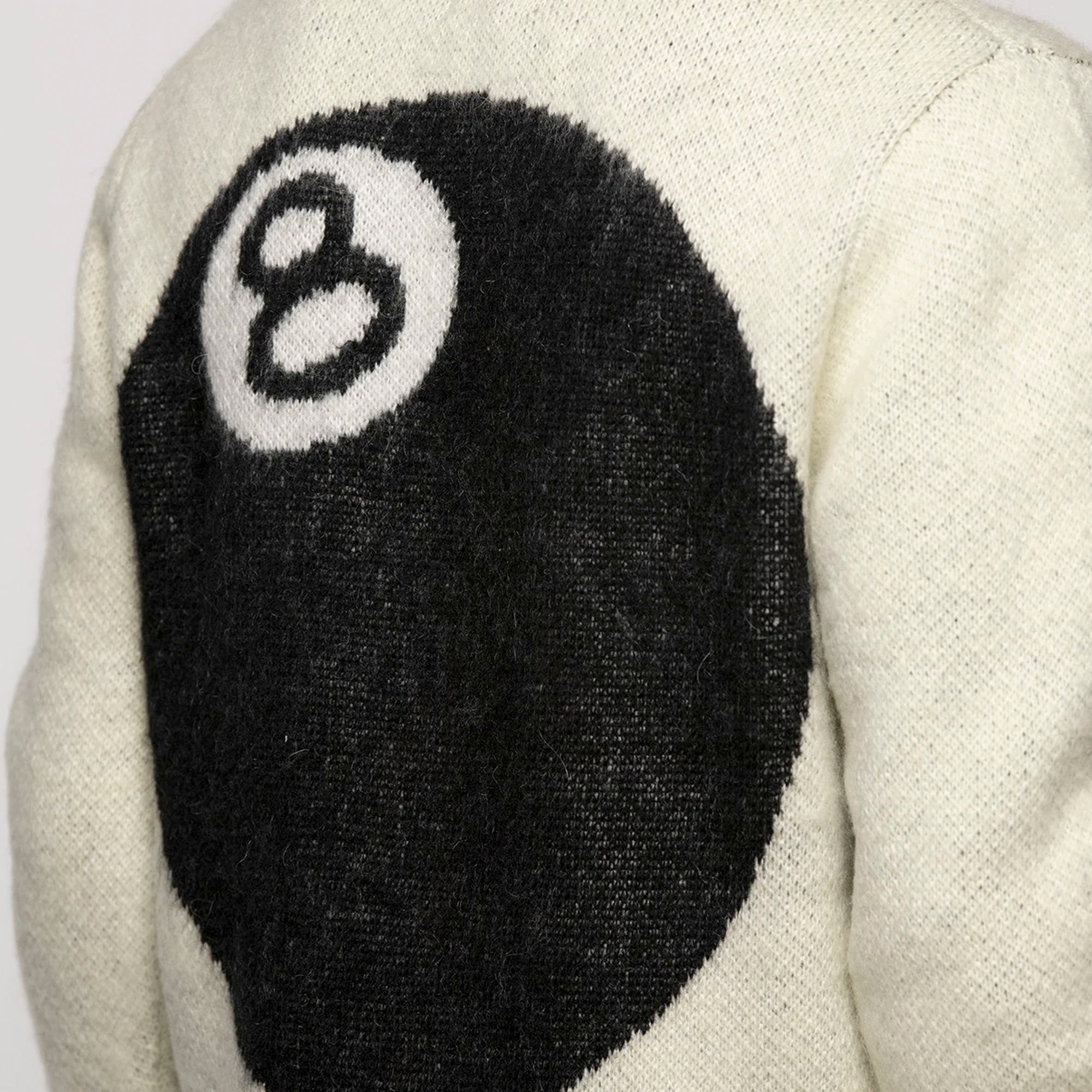 Stussy 8 Ball Heavy Brushed Mohair Sweater – Extra Butter