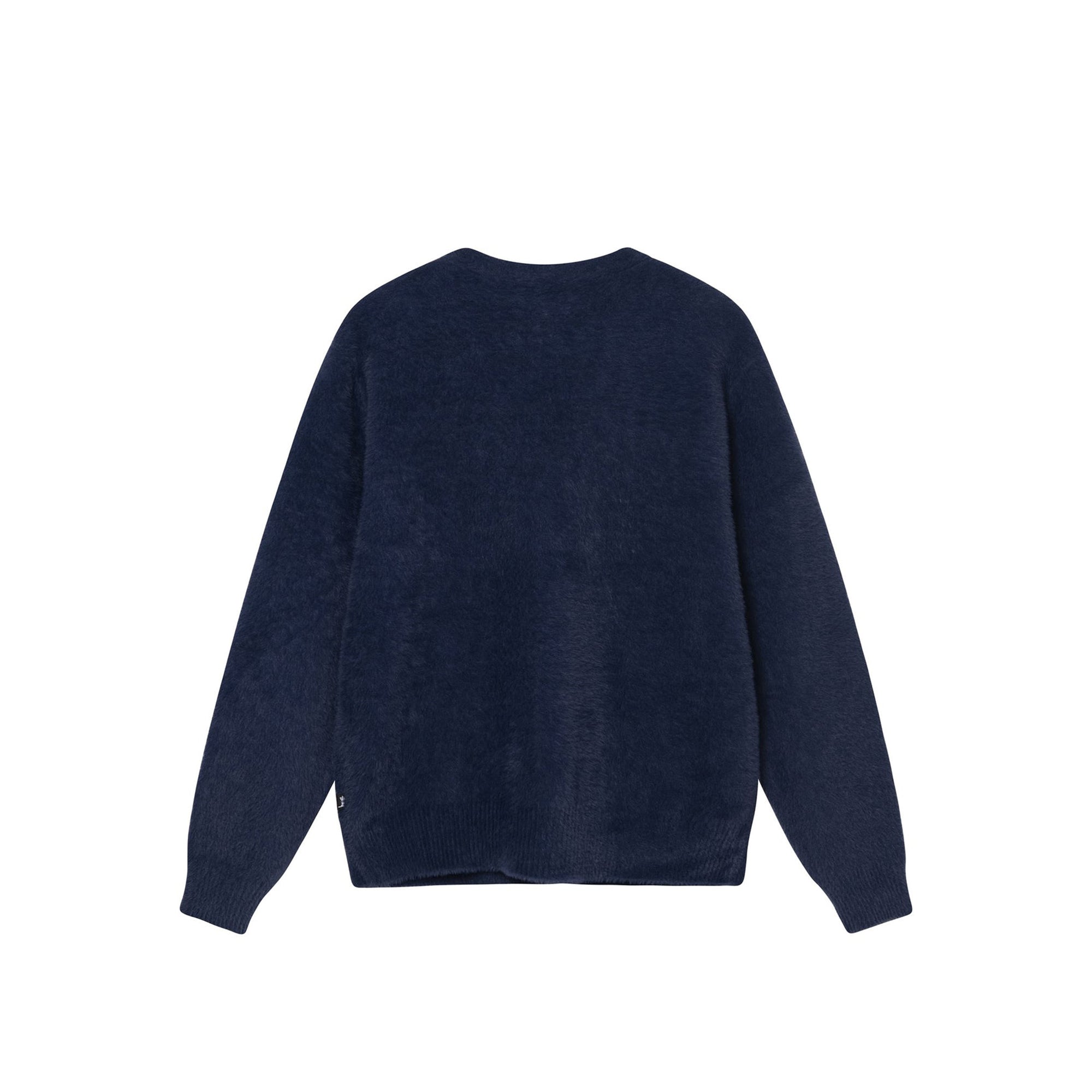 Stussy Mens Shaggy Cardigan 'Deep Navy'