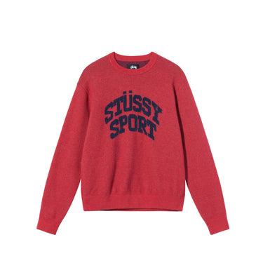 Stussy Mens Sport Sweater 'Red'