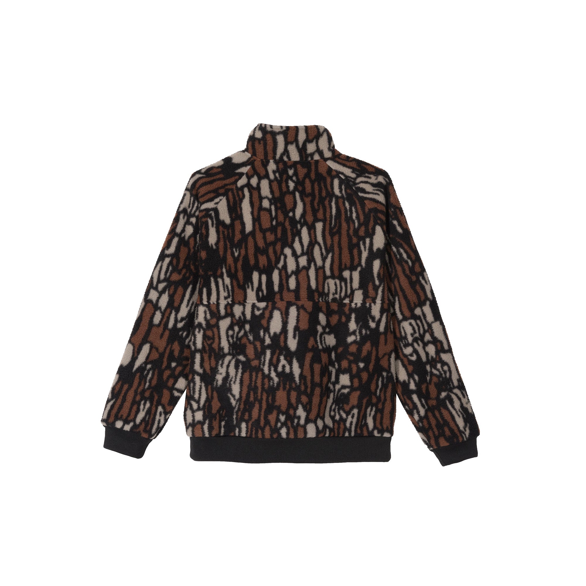 Stussy Mens Tree Bark Fleece Jacket