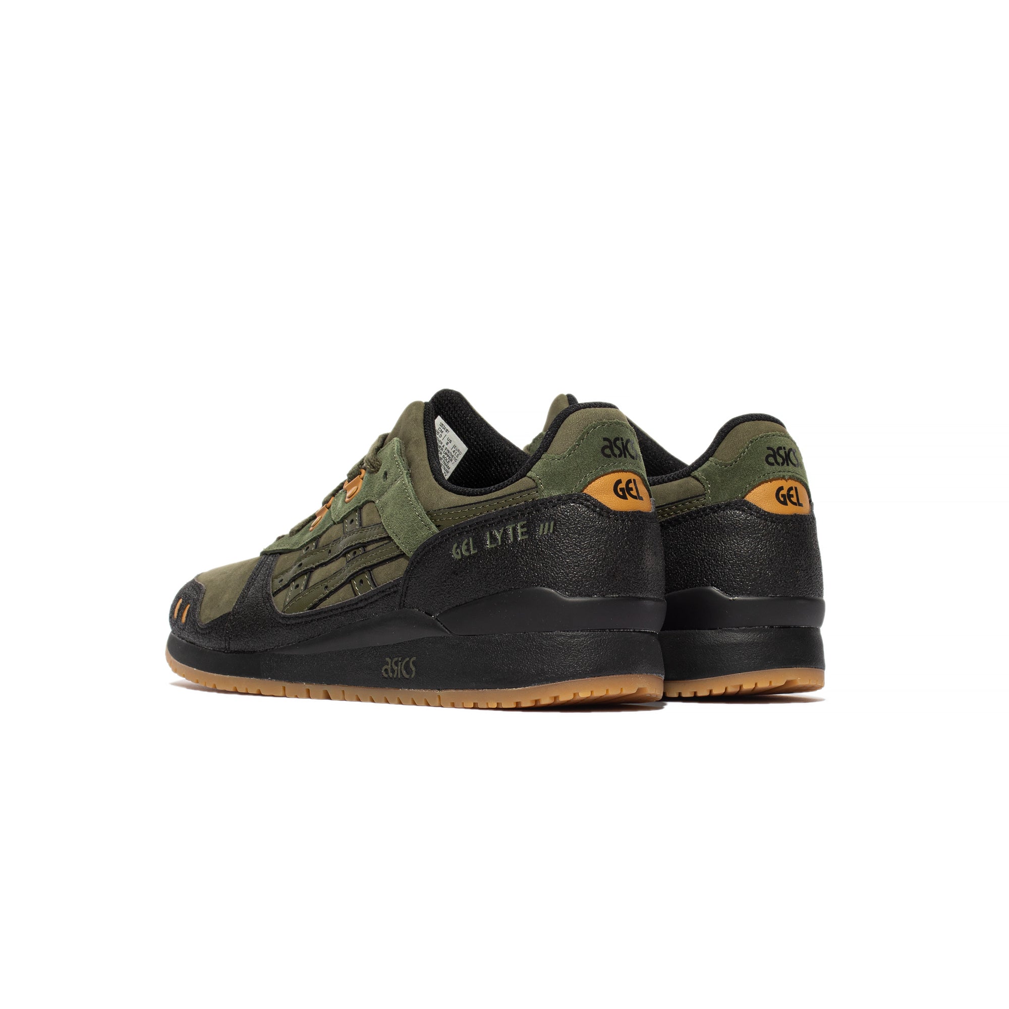 Asics Mens Gel-Lyte III OG Shoes 'Olive Canvas/Black'