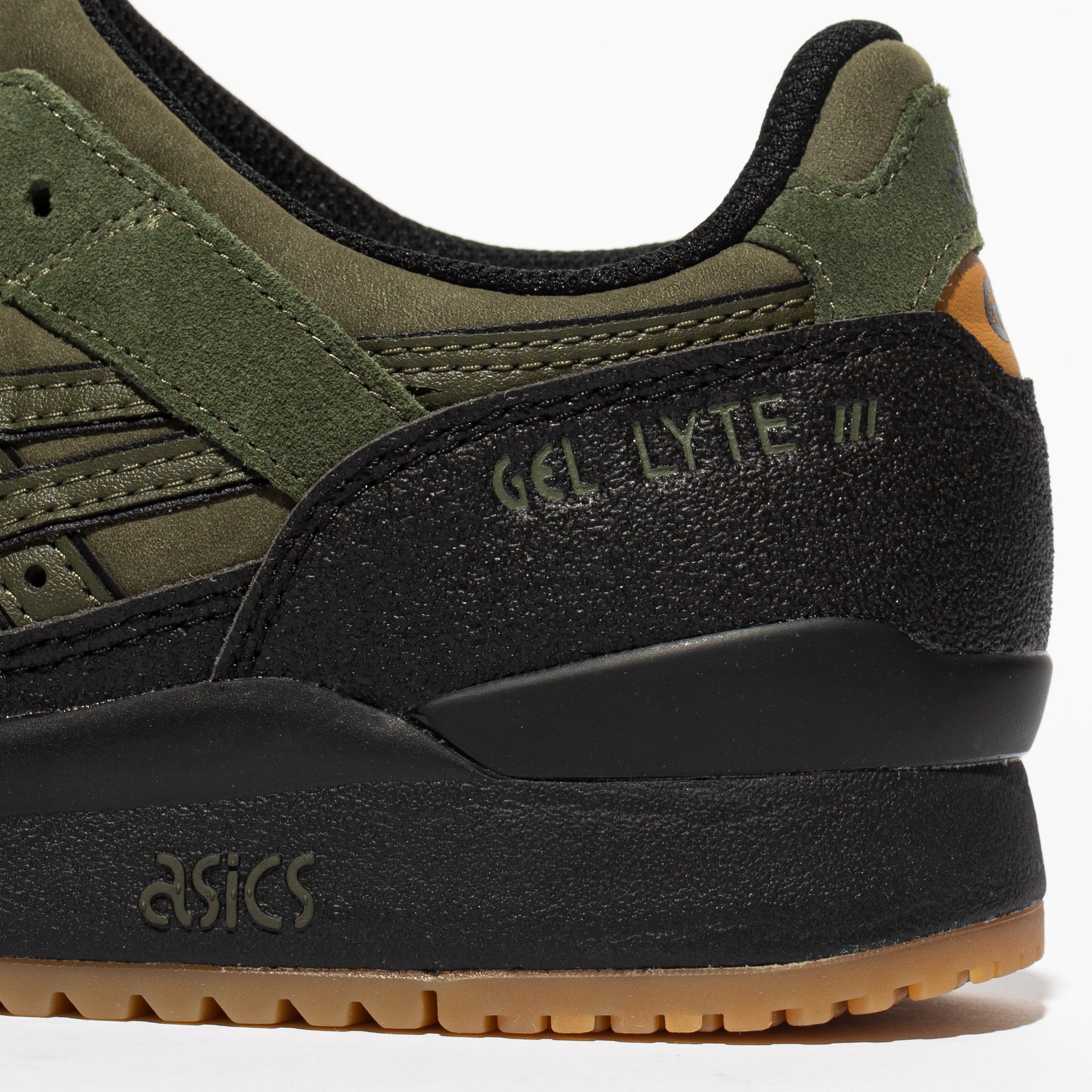 Asics Mens Gel-Lyte III OG Shoes 'Olive Canvas/Black'