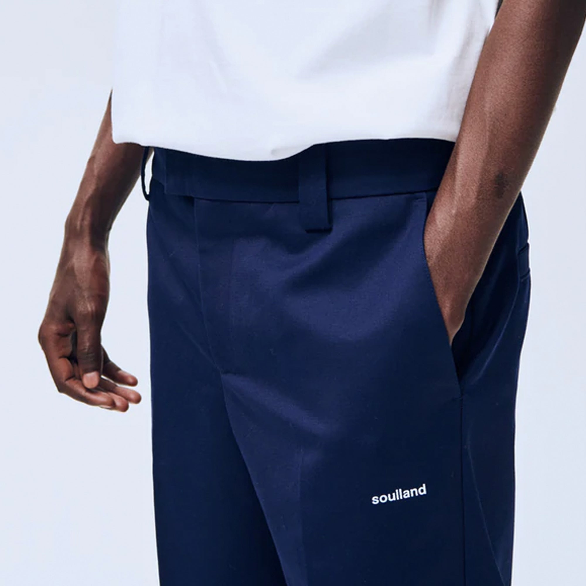 Soulland Mens Everet Pants 'Blue'