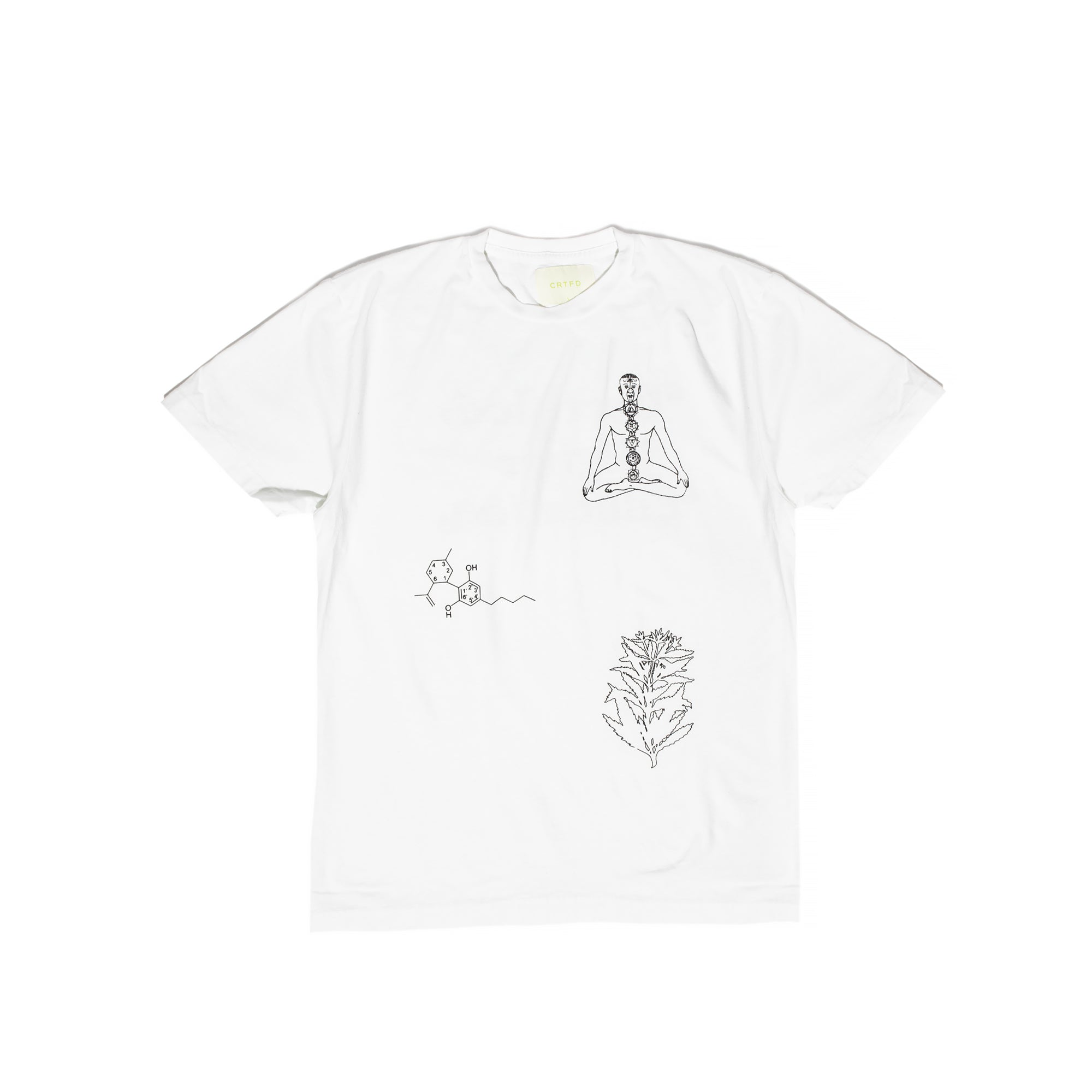 CRTFD Mens Higher Education Tee 'White'