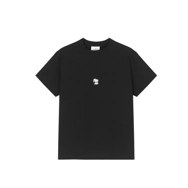 Soulland x Peanuts Mens Snoopy Sitting T-Shirt 'Black'
