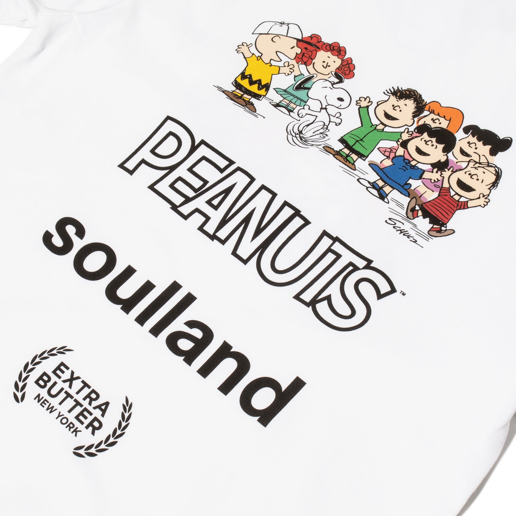 Extra Butter x Soulland Peanuts Exclusive T-Shirt 'White'