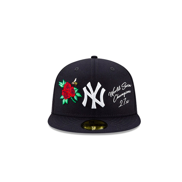 帽子 THE CAP 5950 NEYYAN LEATHER BLACK 7 5/8 New Era 59Fifty New York Yankees Leather 5950 Day Collection