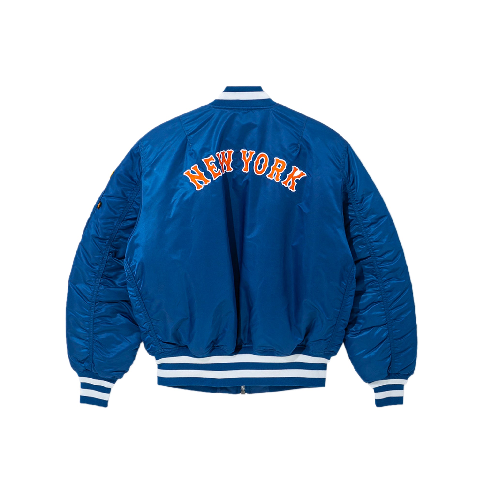 New Era x Alpha Industries Mens New York Mets MA-1M Bomber Jacket