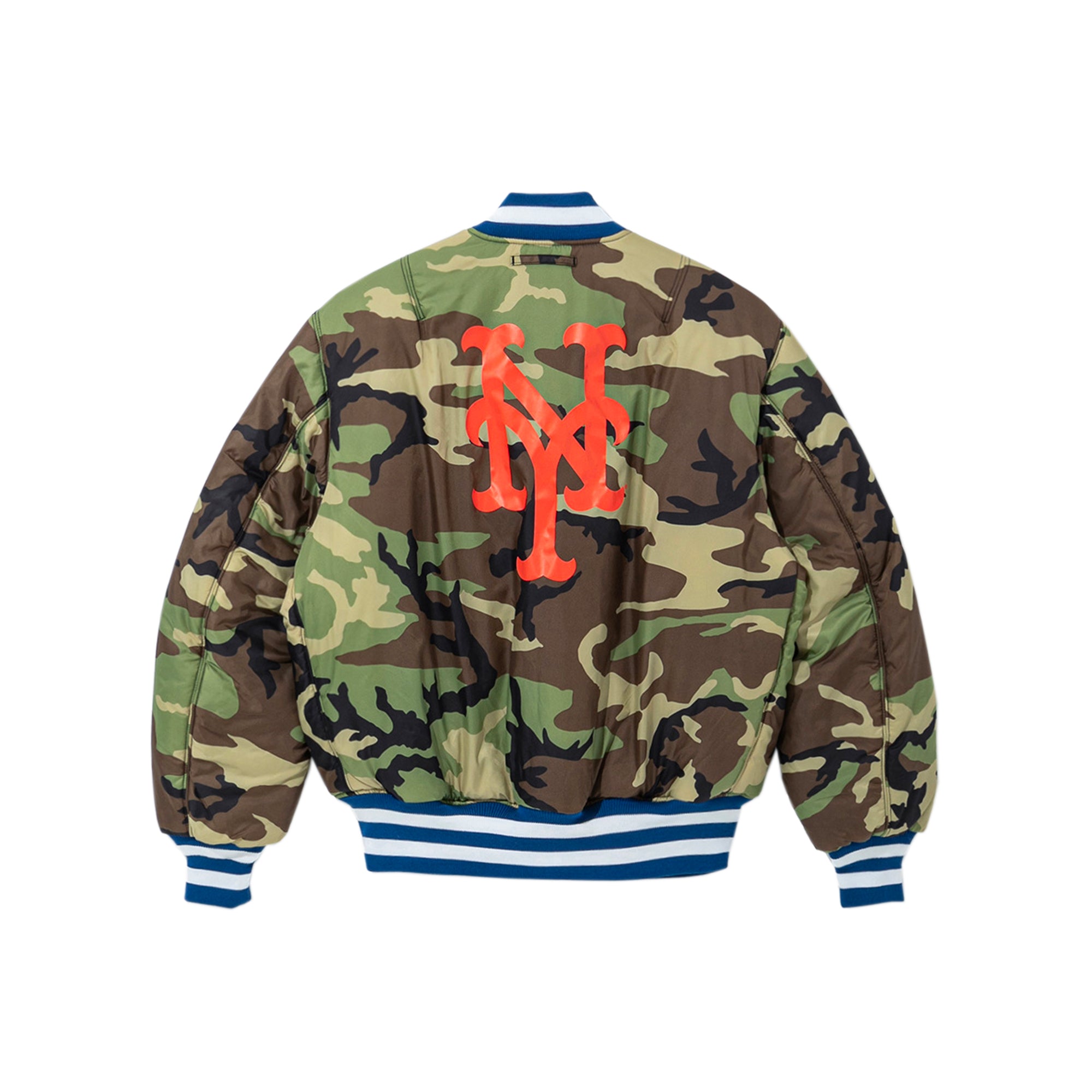 New Era x Alpha Industries Mens New York Mets MA-1M Bomber Jacket