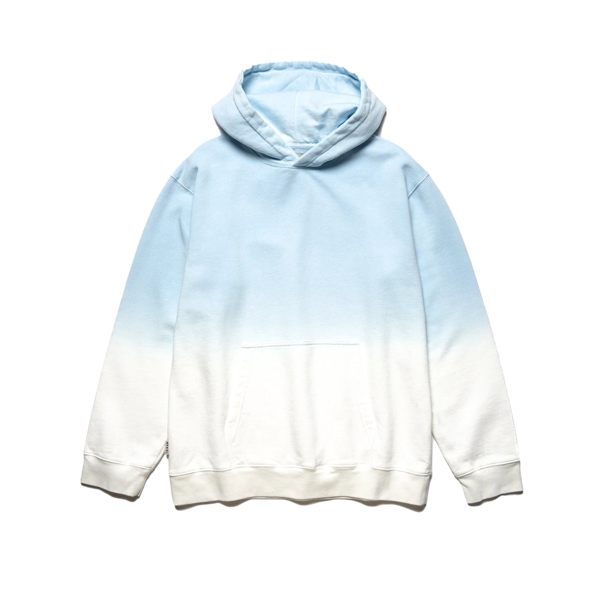 Taikan Mens Plain Hoodie 'Dip Dyed Baby Blue'