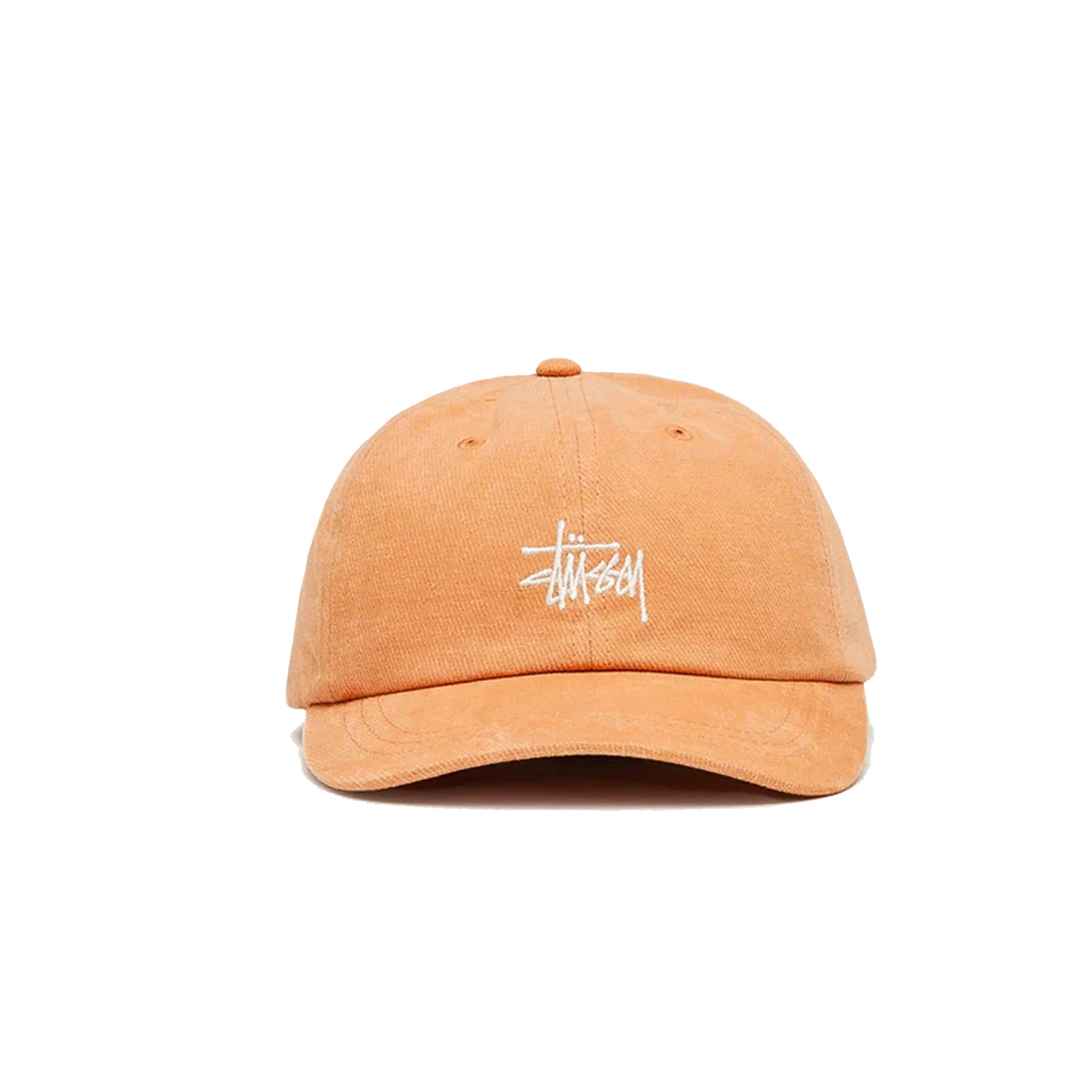 Stussy Mens Stock Low Pro Cap 'Tangerine'