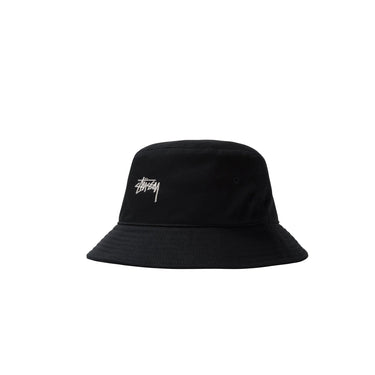 Stussy Mens Stock Black Bucket Hat