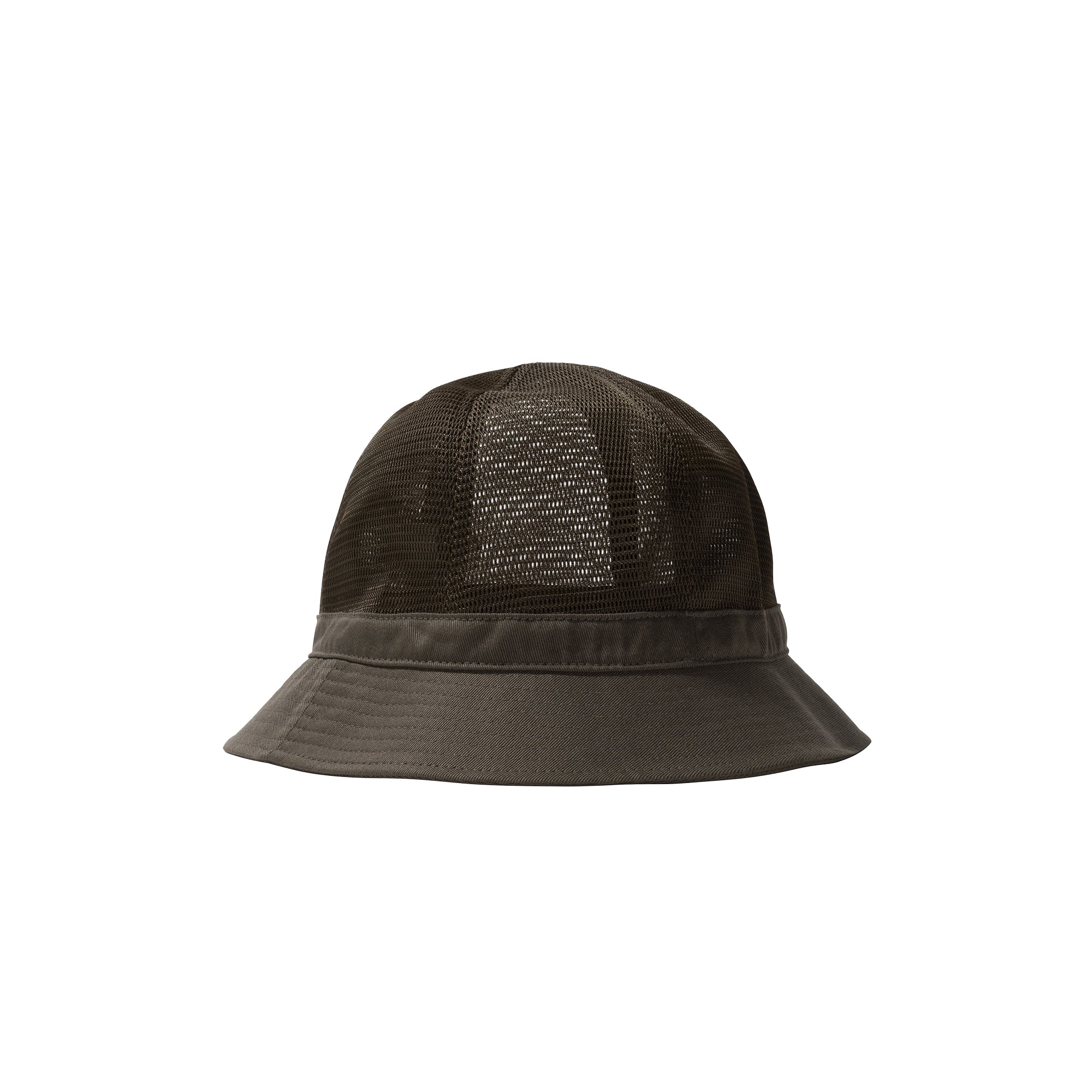 Stussy Mens Mesh Crown Bell 'Olive' Bucket Hat