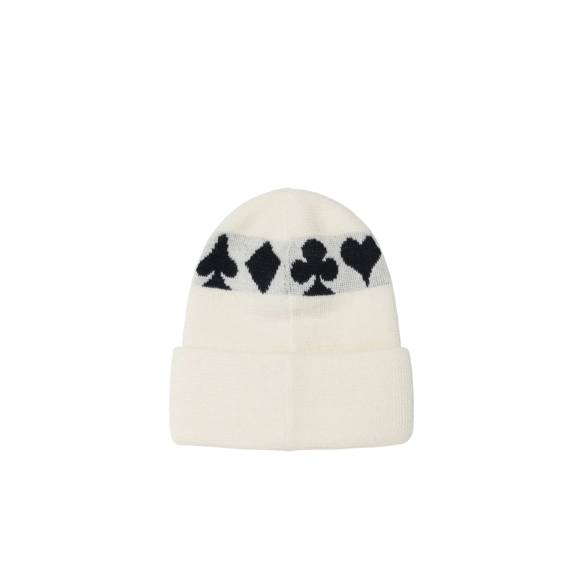 Stussy Mens Full Suit Jacquard Cuff Beanie 'White'